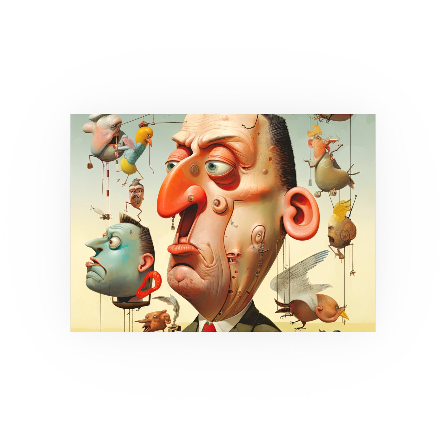 Satin and Archival Matte Posters: Weird Man