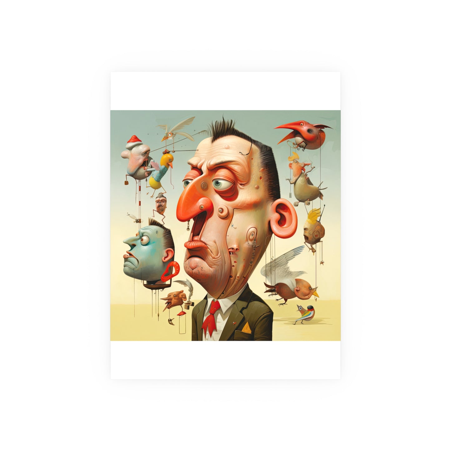 Satin and Archival Matte Posters: Weird Man