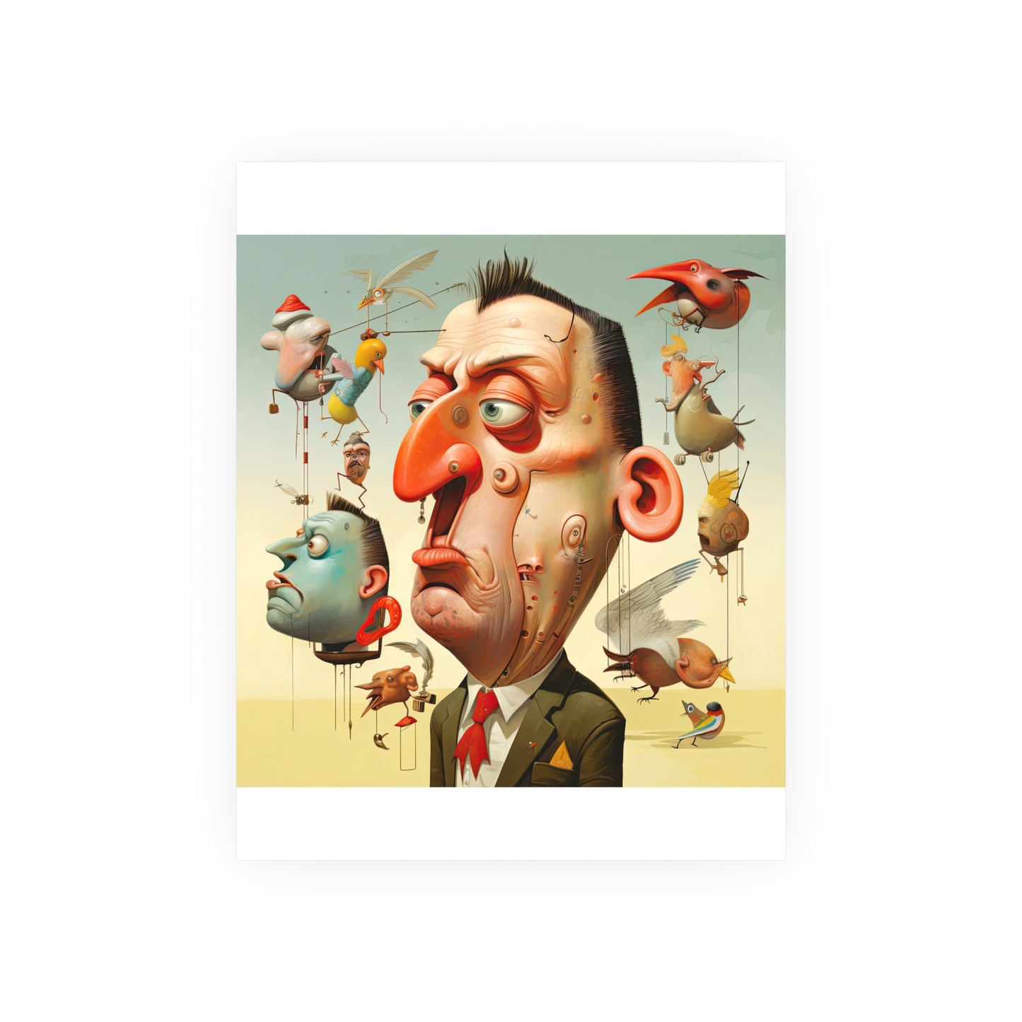 Satin and Archival Matte Posters: Weird Man