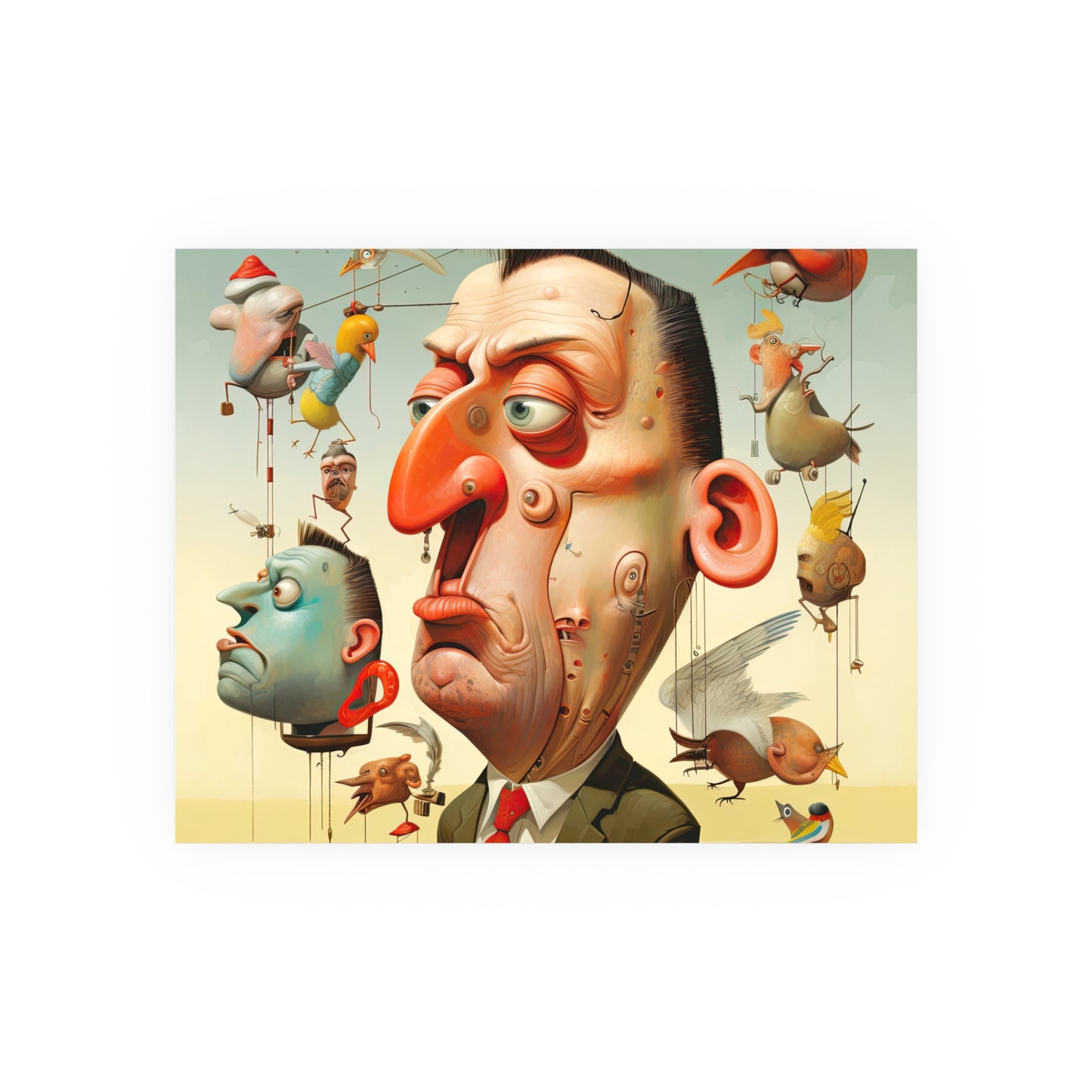 Satin and Archival Matte Posters: Weird Man