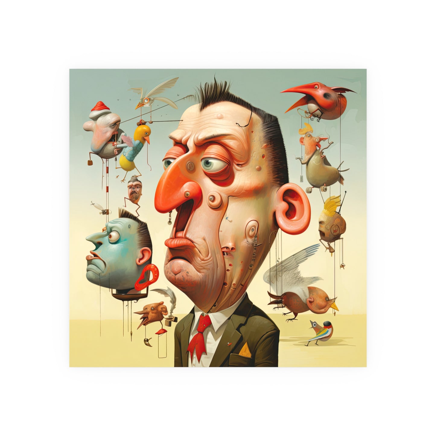 Satin and Archival Matte Posters: Weird Man
