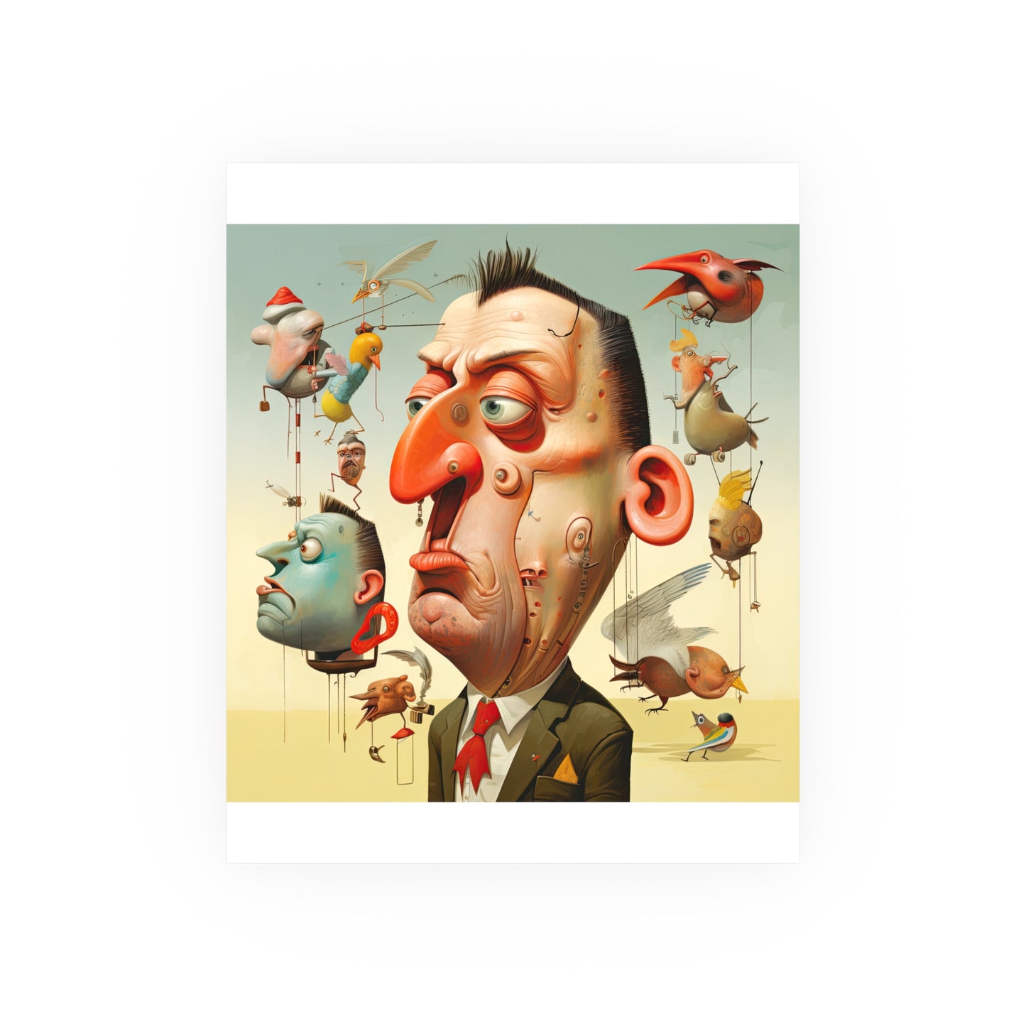 Satin and Archival Matte Posters: Weird Man