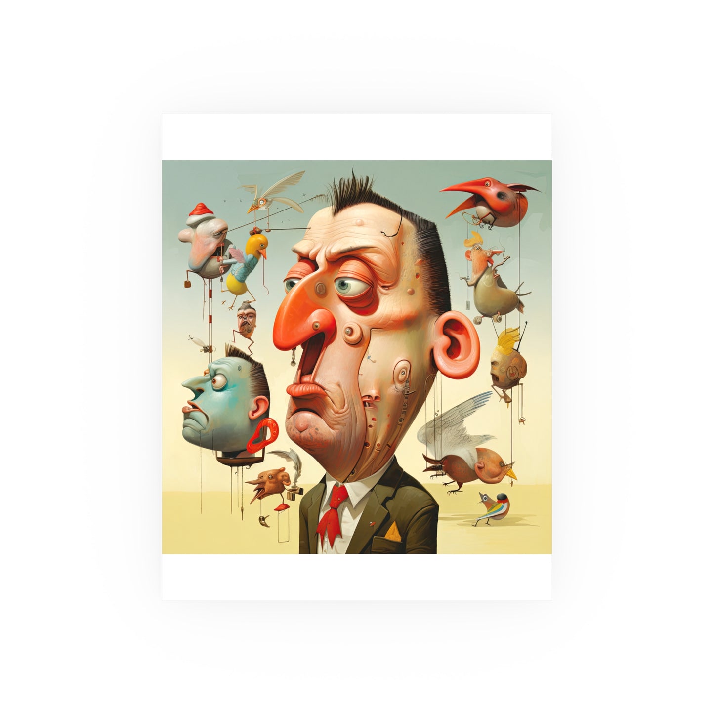 Satin and Archival Matte Posters: Weird Man