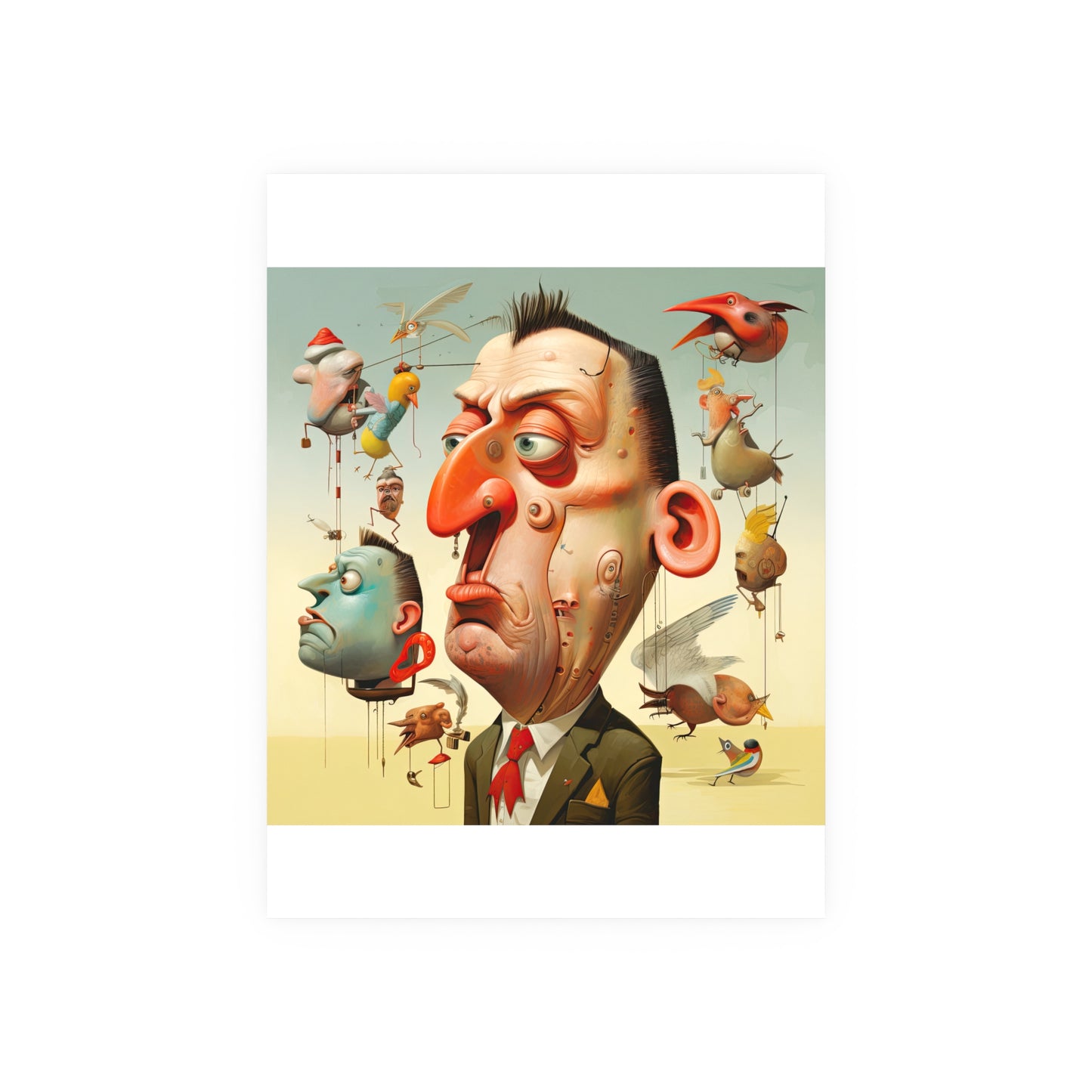 Satin and Archival Matte Posters: Weird Man