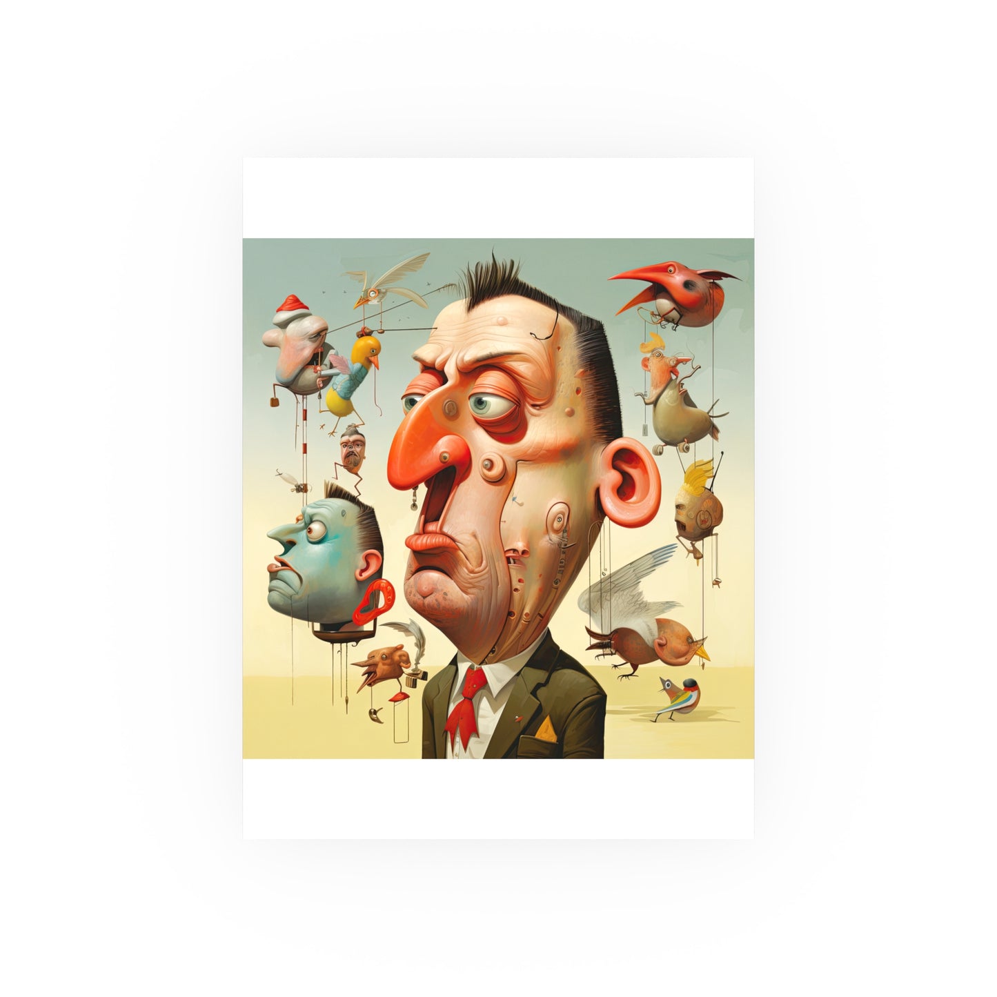 Satin and Archival Matte Posters: Weird Man