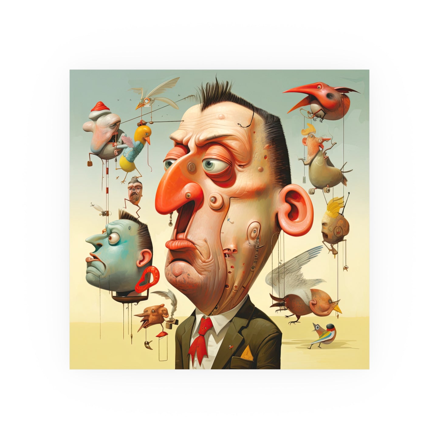 Satin and Archival Matte Posters: Weird Man