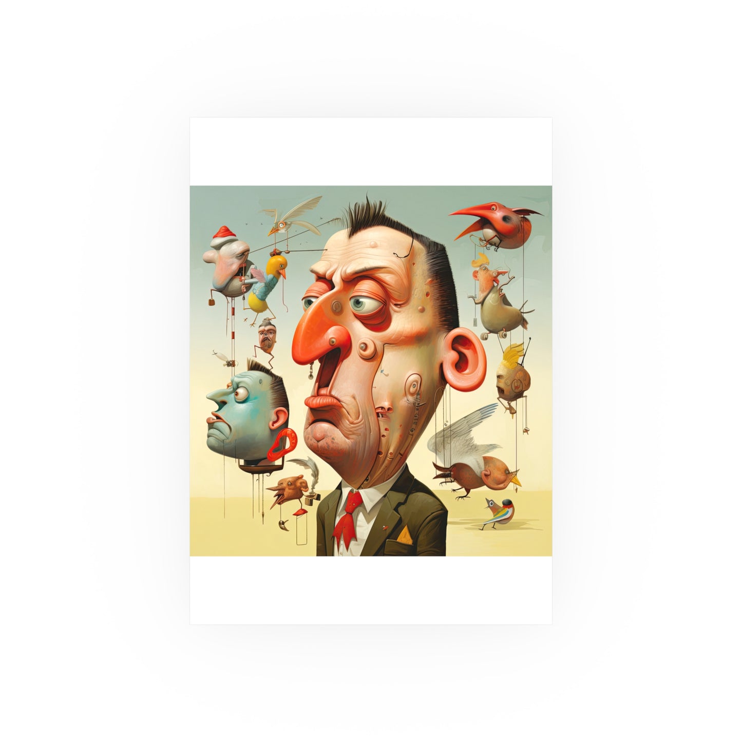 Satin and Archival Matte Posters: Weird Man