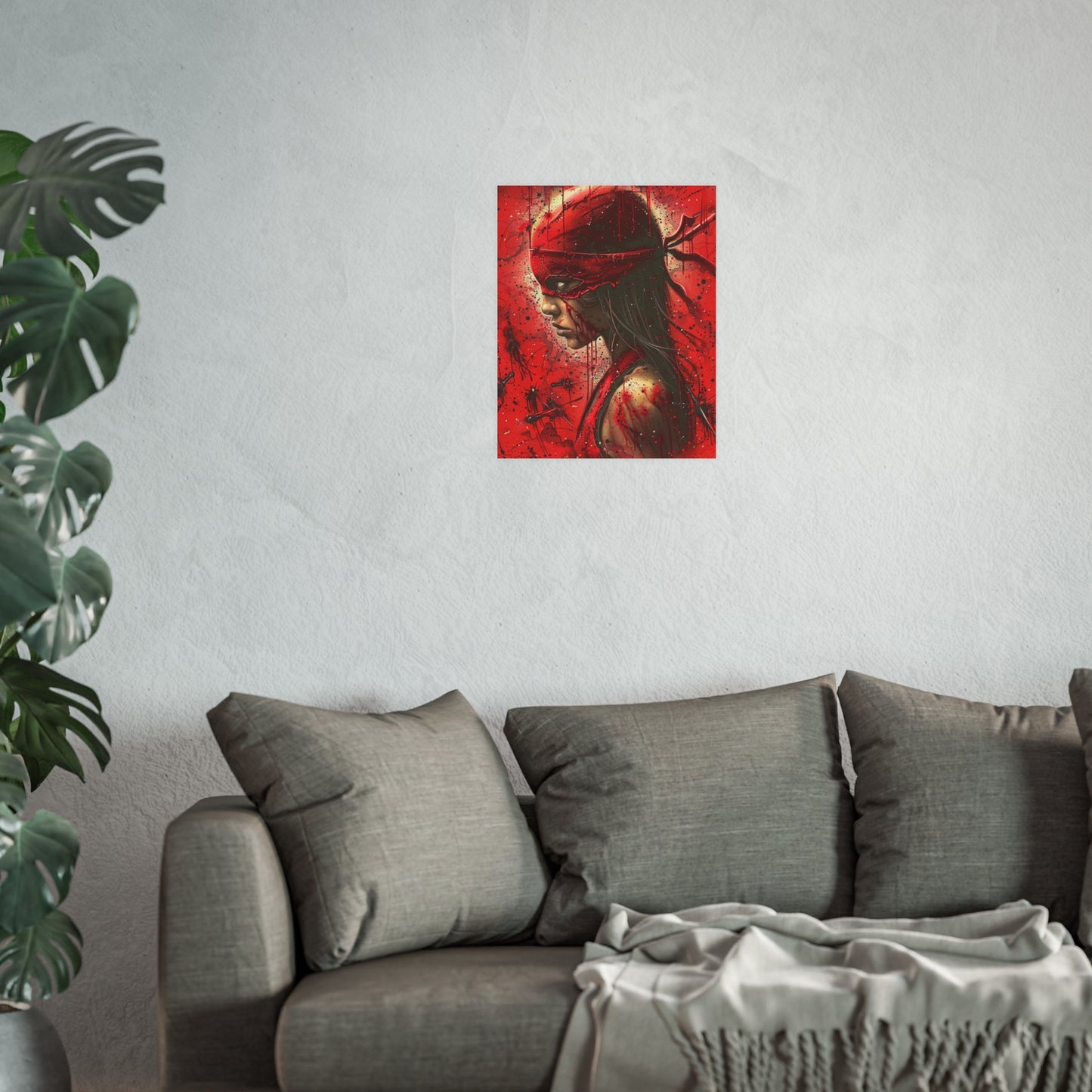 Satin and Archival Matte Posters: Elektra #1 (inspired by Marvel)