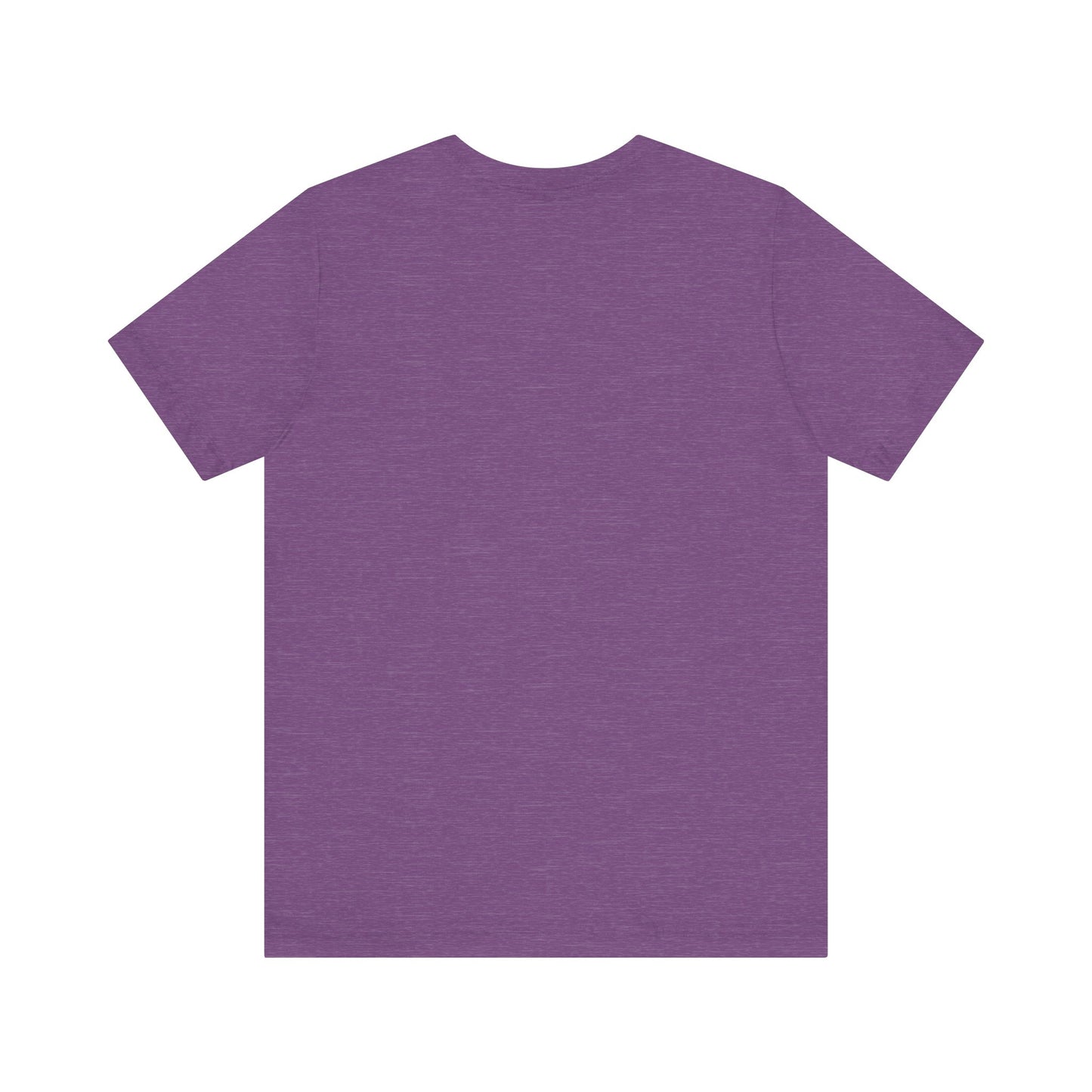 Unisex Jersey Short Sleeve Tee: lady with blue and purple hair