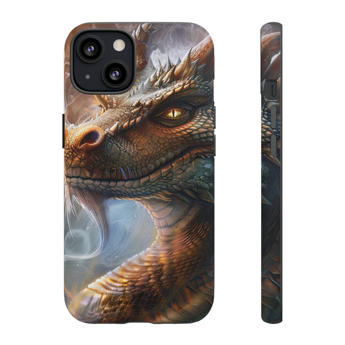 Tough Mobile Phone Cases: Smoking Dragon