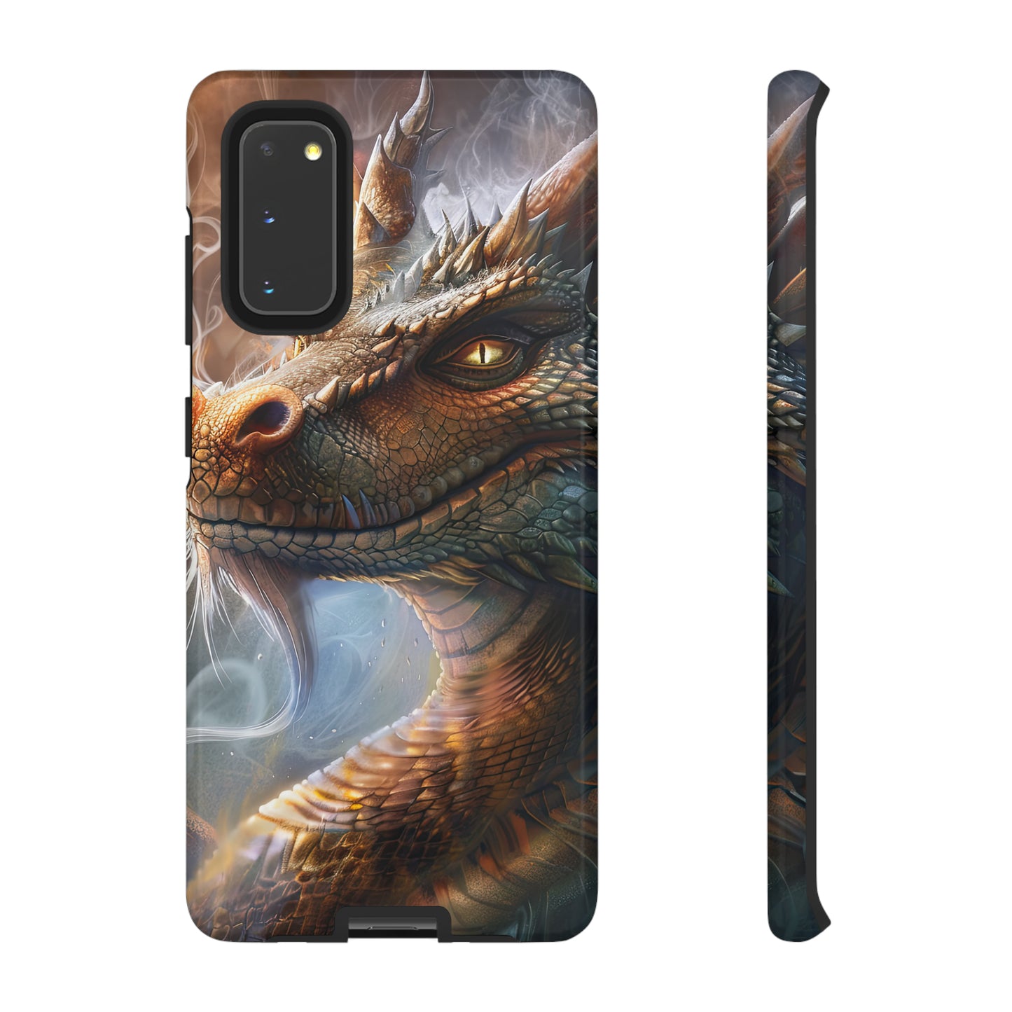 Tough Mobile Phone Cases: Smoking Dragon