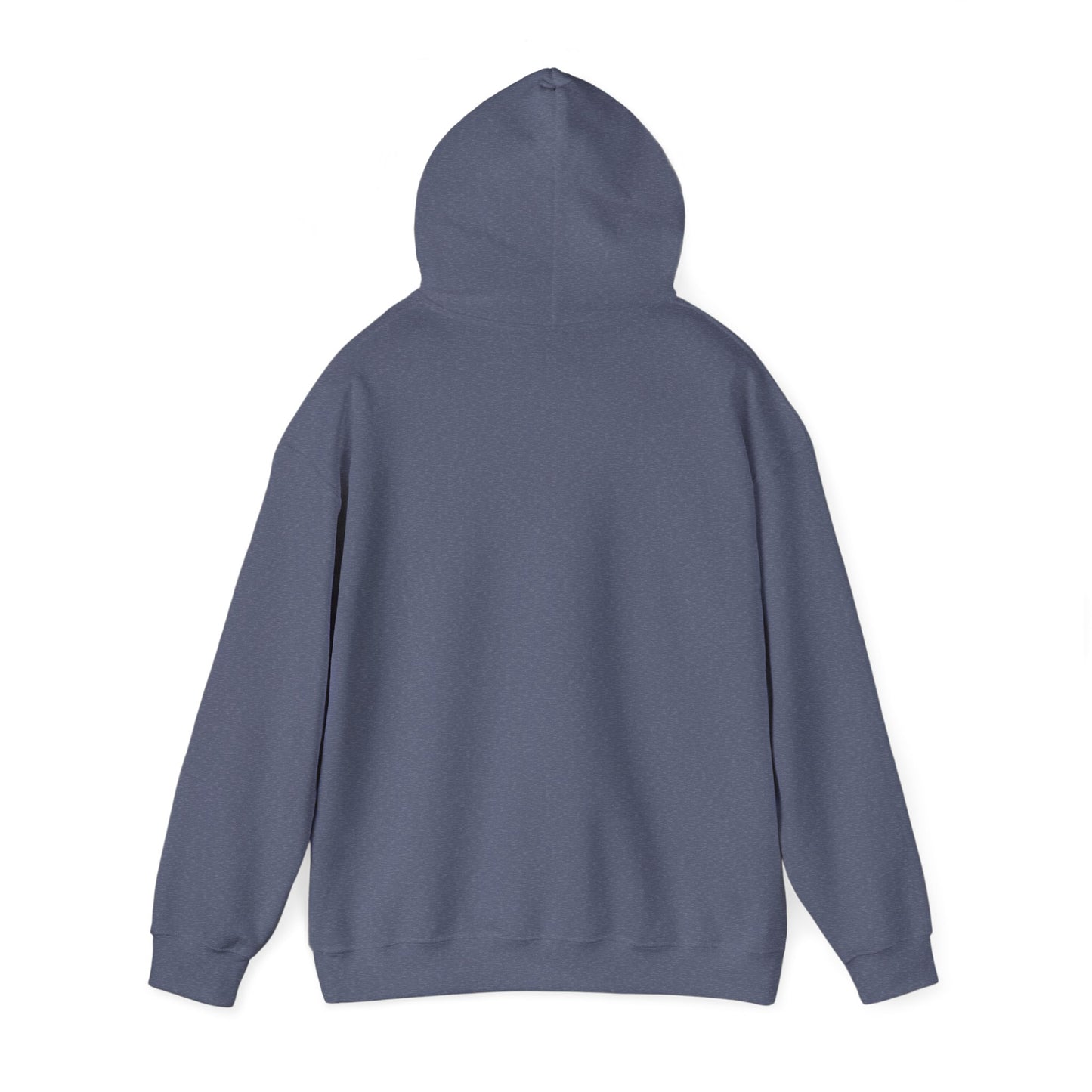 Unisex Heavy Blend™ Hooded Sweatshirt: lady with blue and purple hair