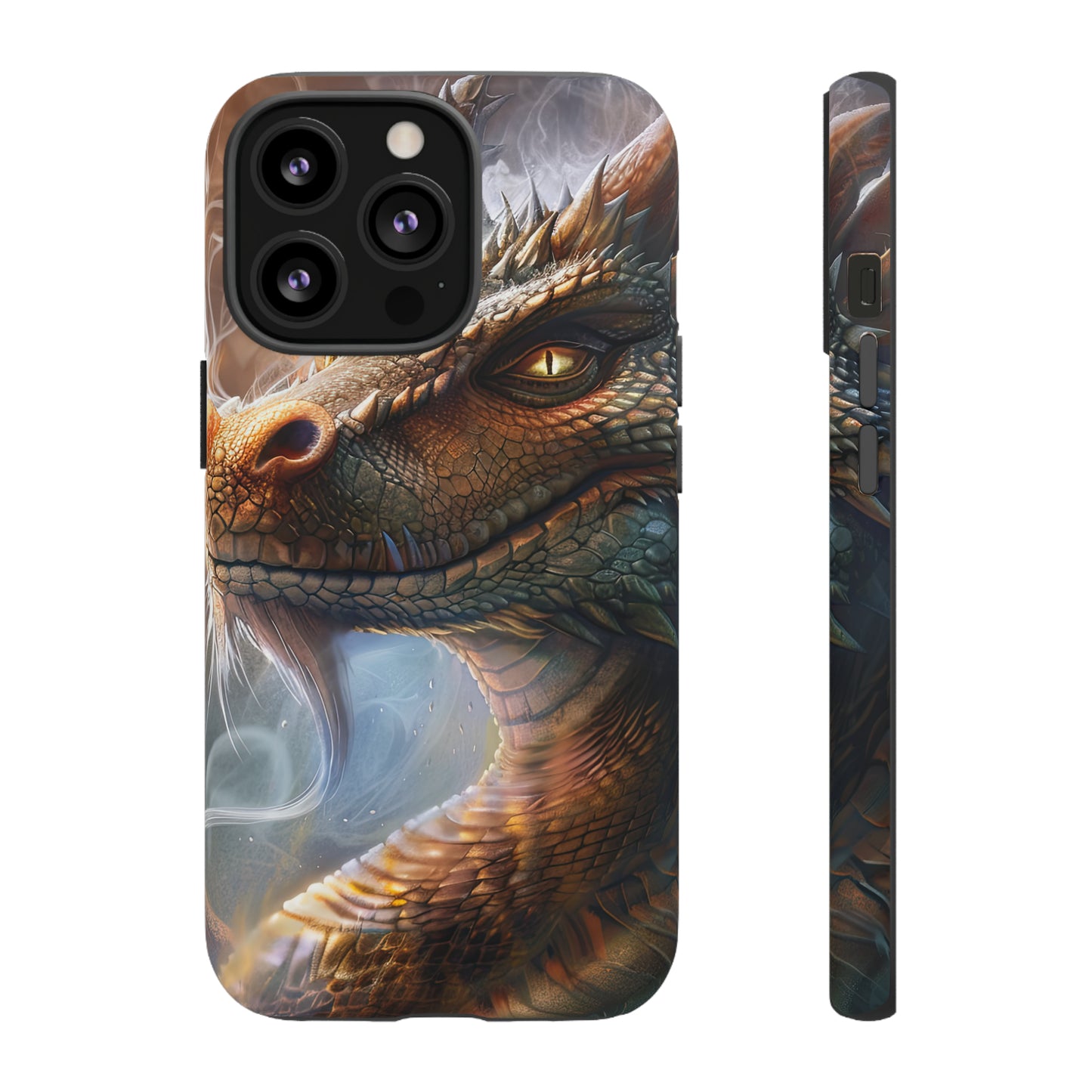 Tough Mobile Phone Cases: Smoking Dragon