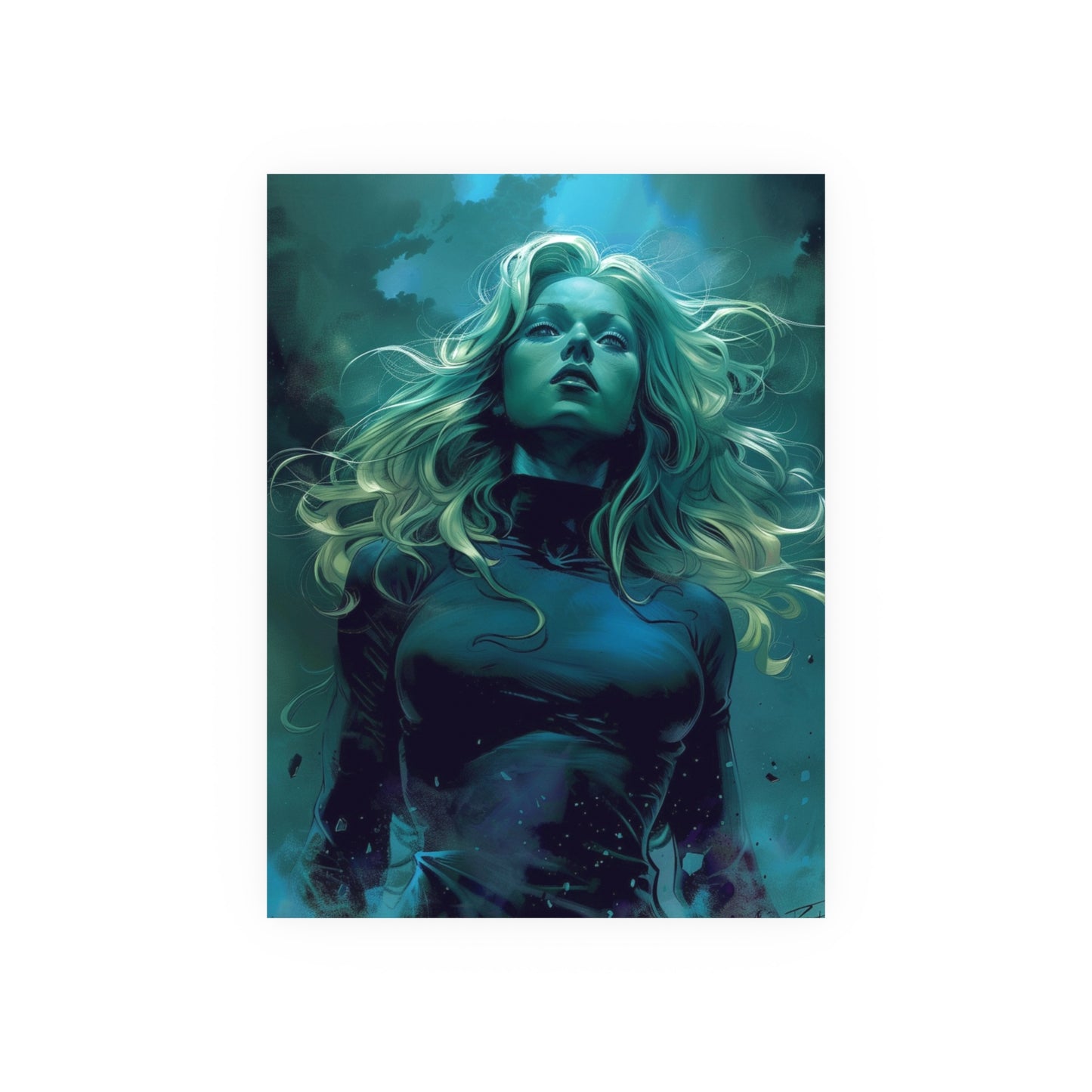 Satin and Archival Matte Posters: Invisible Woman (Sue Storm) #1 (inspired by Marvel)