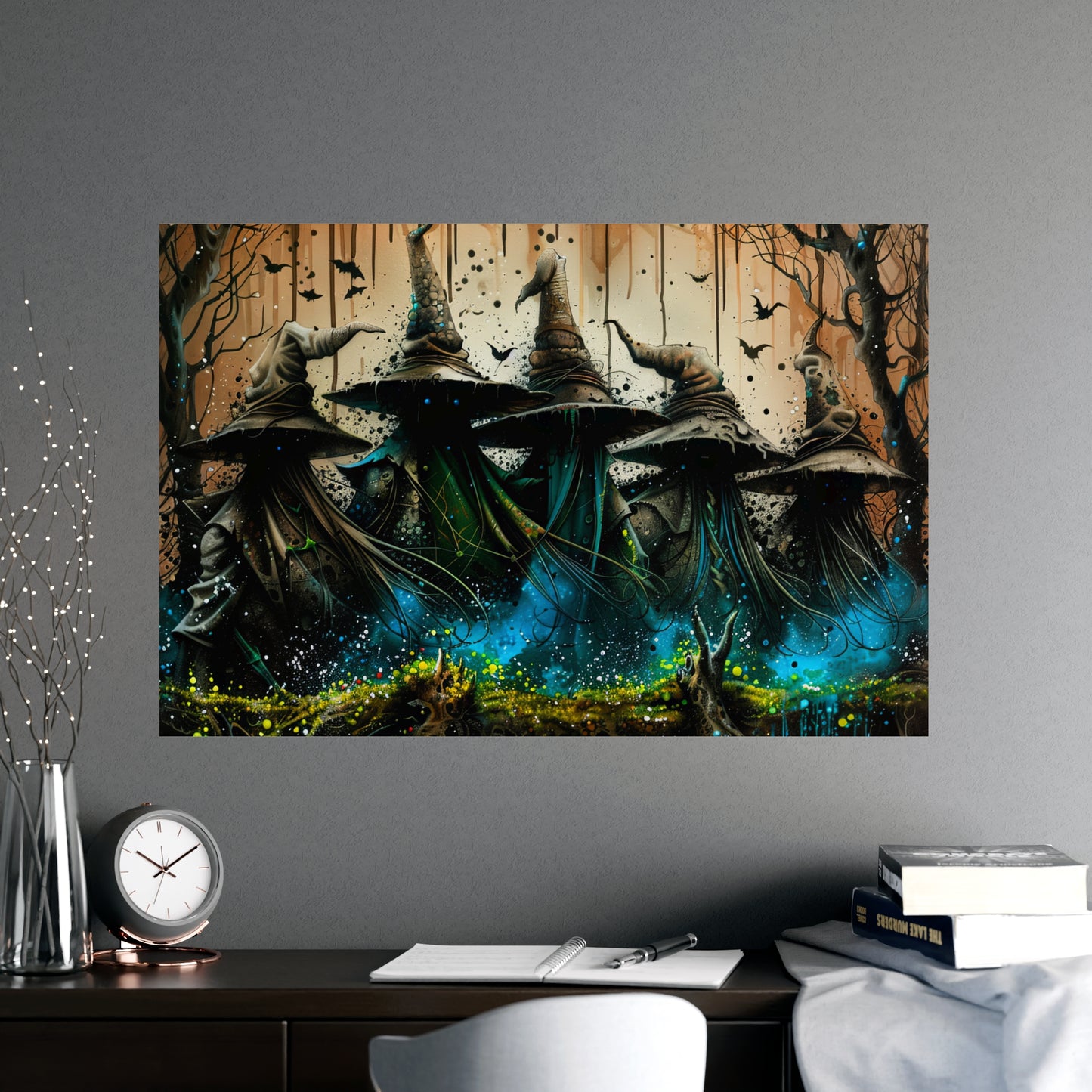 Horizontal Matte Poster: Witches and Wizards #2
