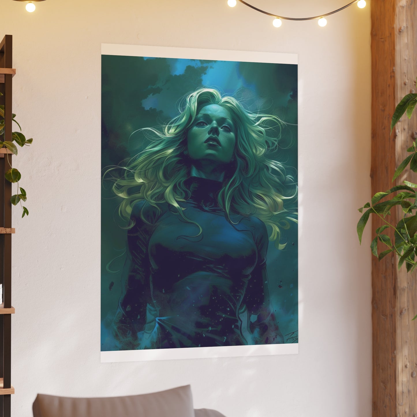 Satin and Archival Matte Posters: Invisible Woman (Sue Storm) #1 (inspired by Marvel)