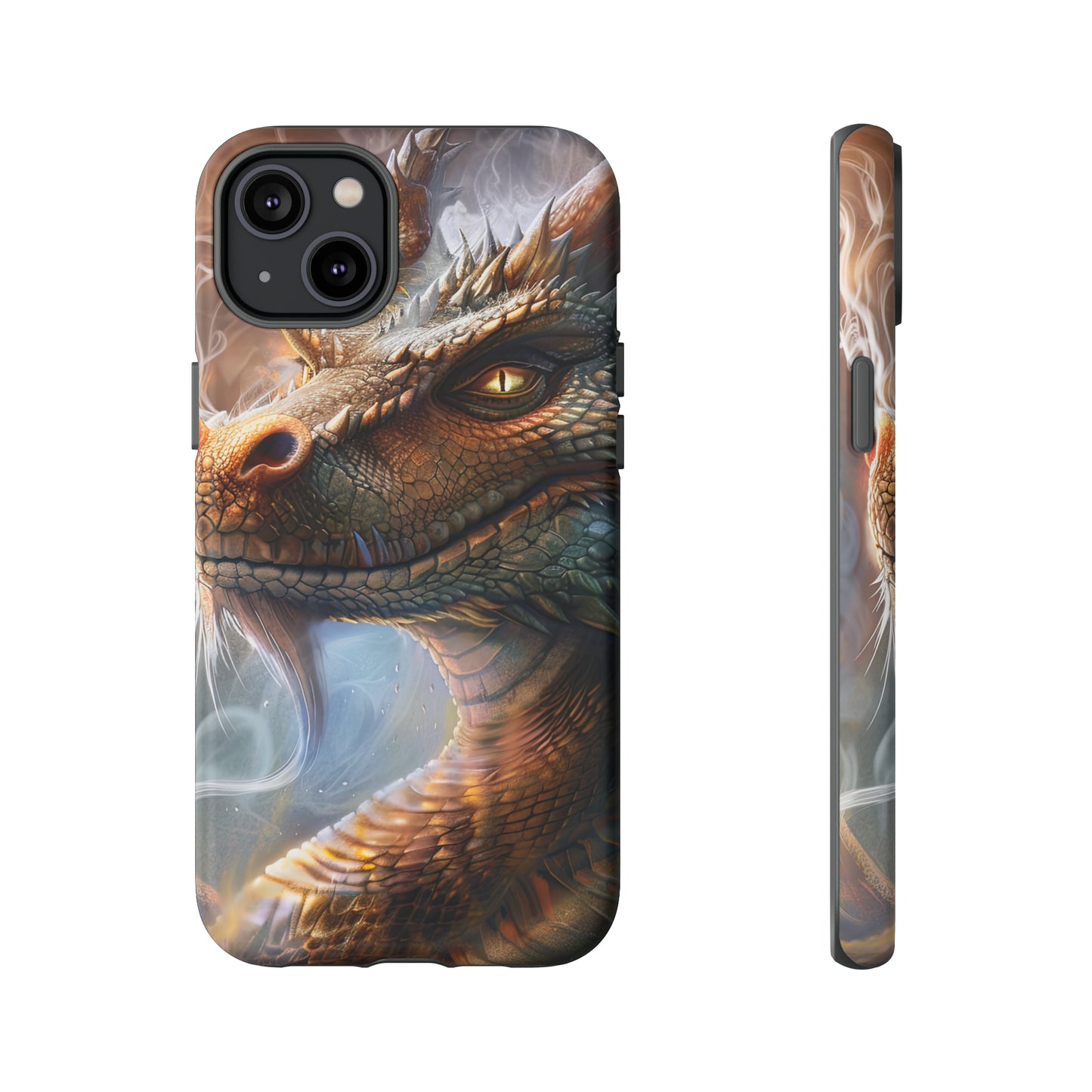 Tough Mobile Phone Cases: Smoking Dragon