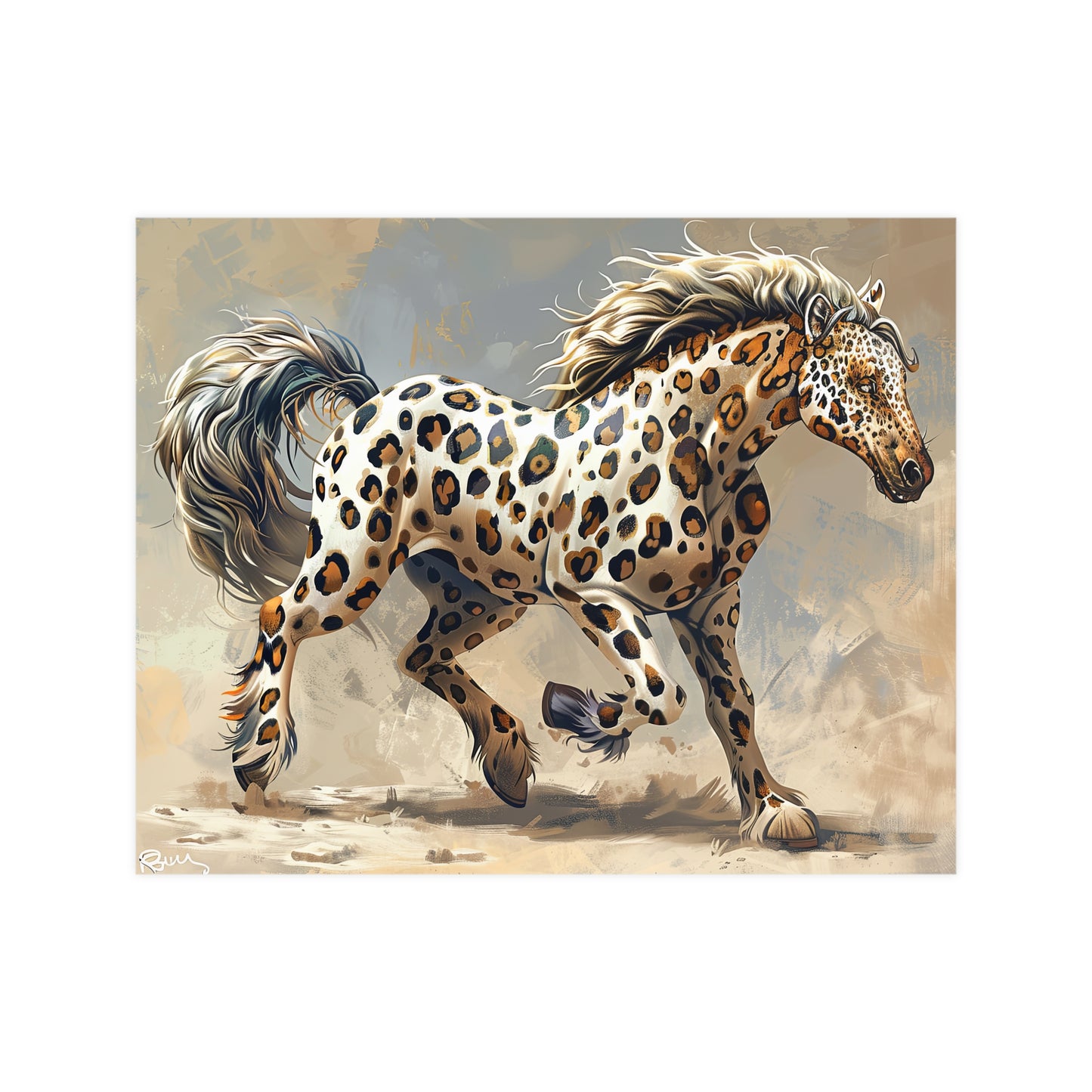 Matte Poster: Leopard/Pony Hybrid