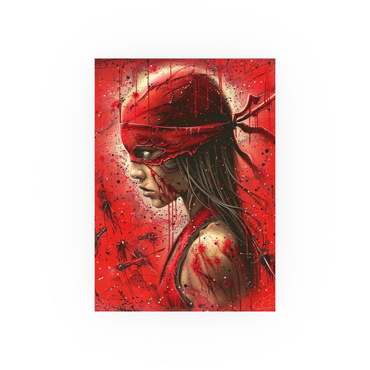 Satin and Archival Matte Posters: Elektra #1 (inspired by Marvel)