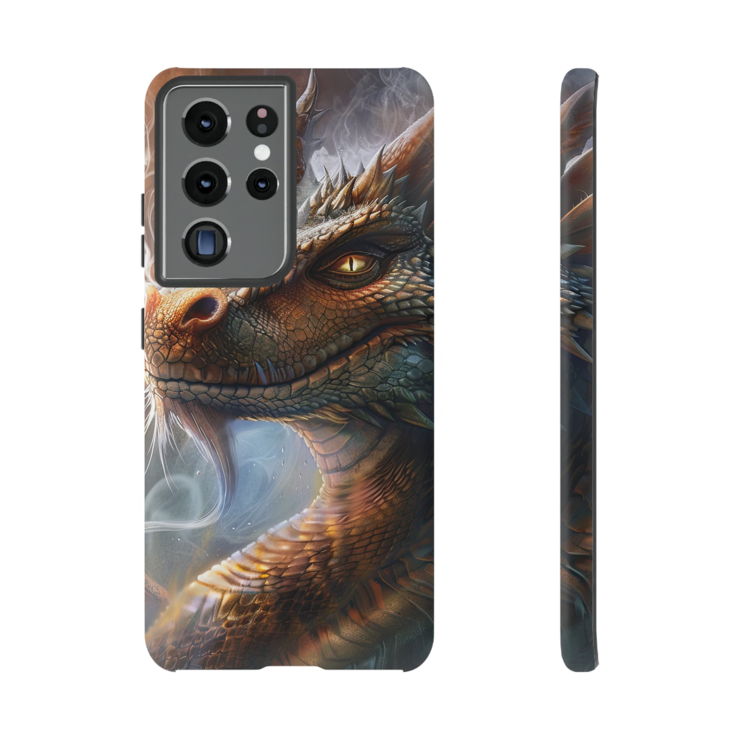 Tough Mobile Phone Cases: Smoking Dragon