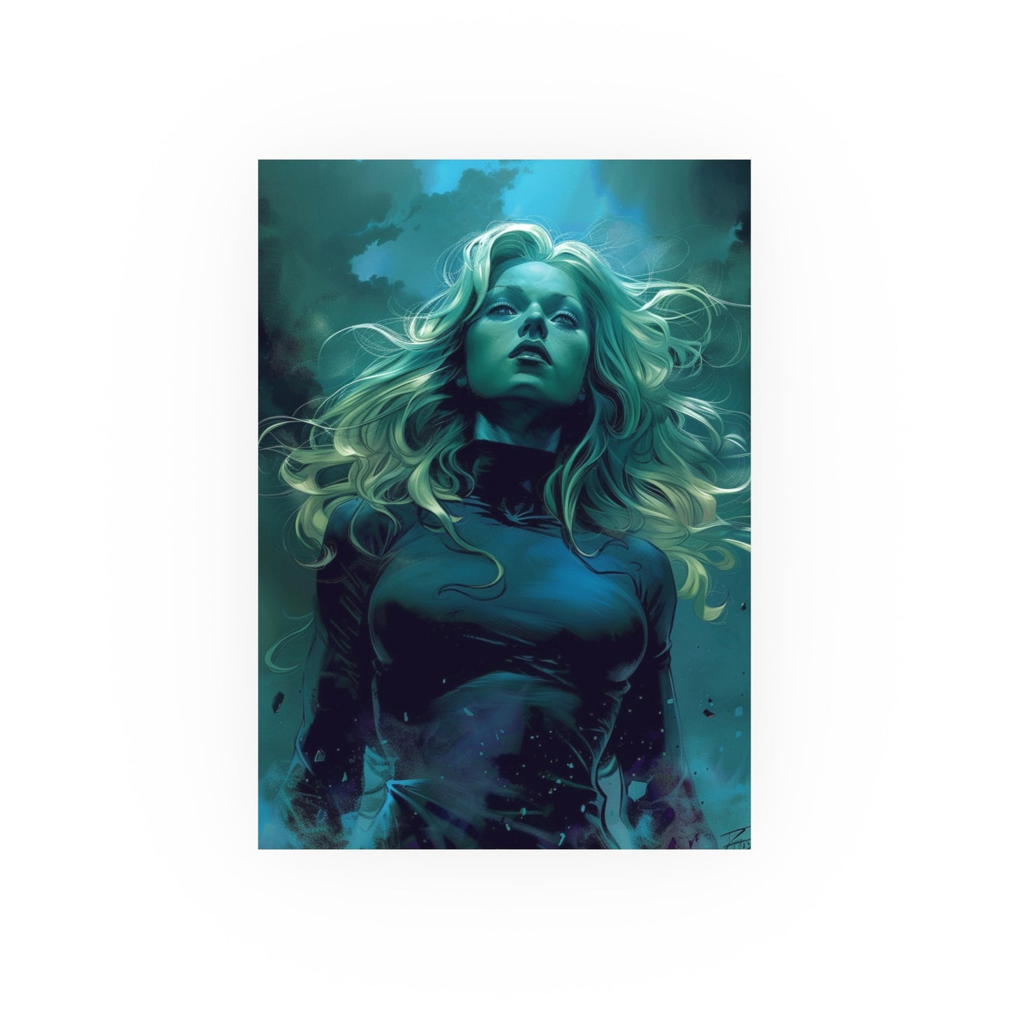 Satin and Archival Matte Posters: Invisible Woman (Sue Storm) #1 (inspired by Marvel)