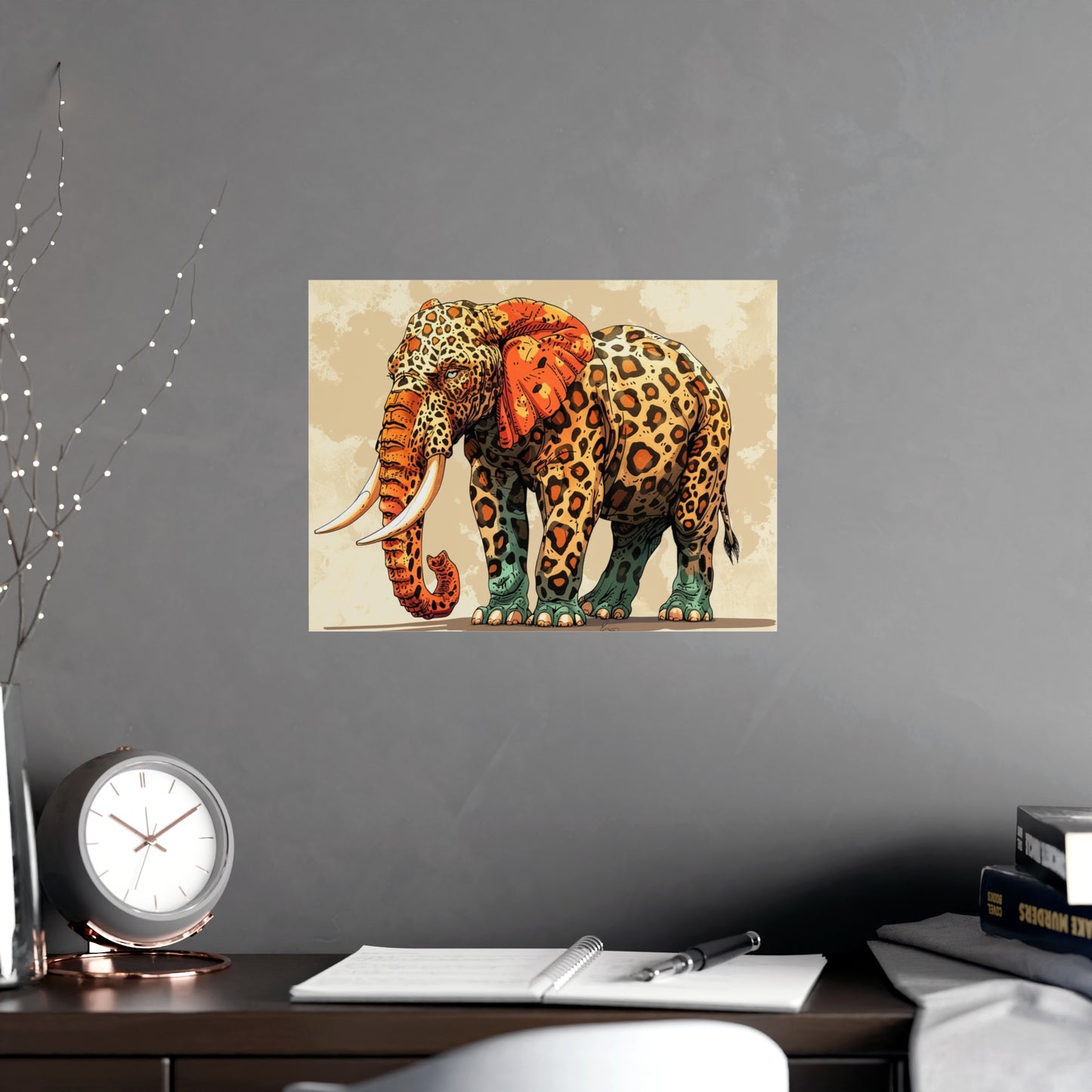 Matte Poster: Leopard/Elephant Hybrid