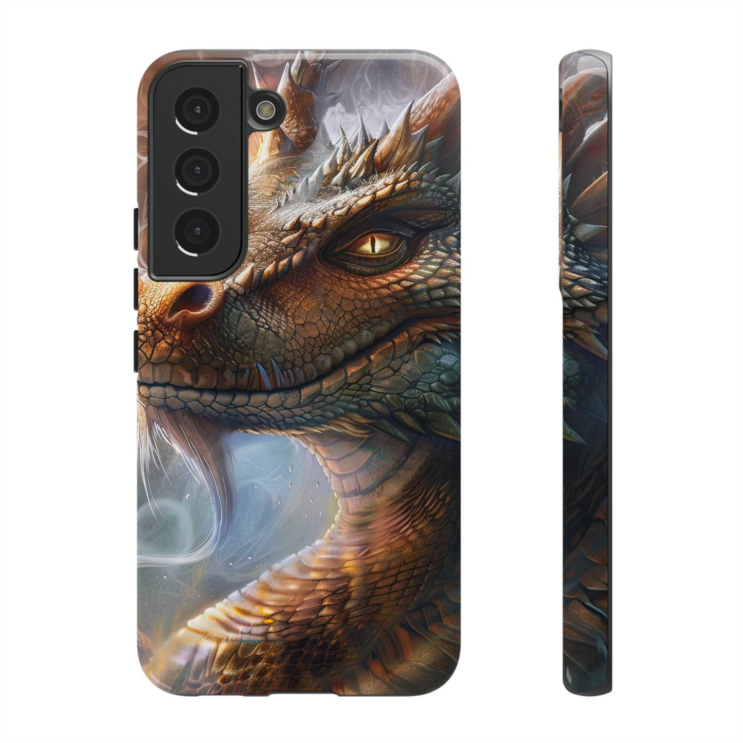 Tough Mobile Phone Cases: Smoking Dragon