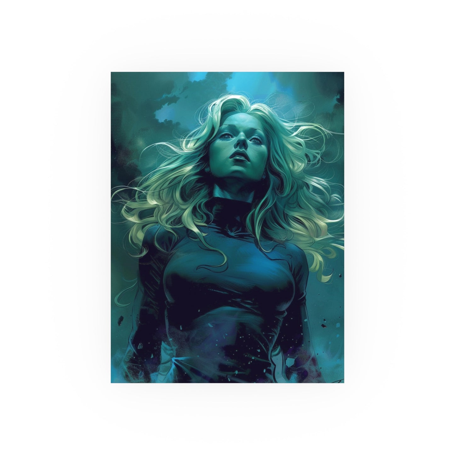 Satin and Archival Matte Posters: Invisible Woman (Sue Storm) #1 (inspired by Marvel)