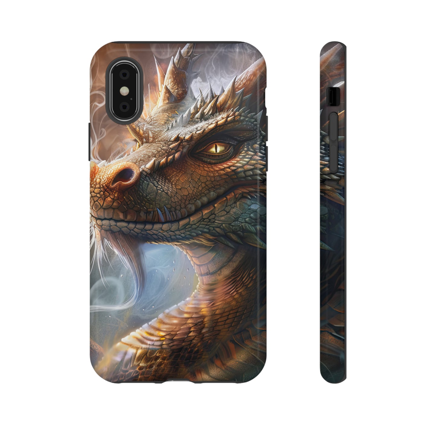 Tough Mobile Phone Cases: Smoking Dragon