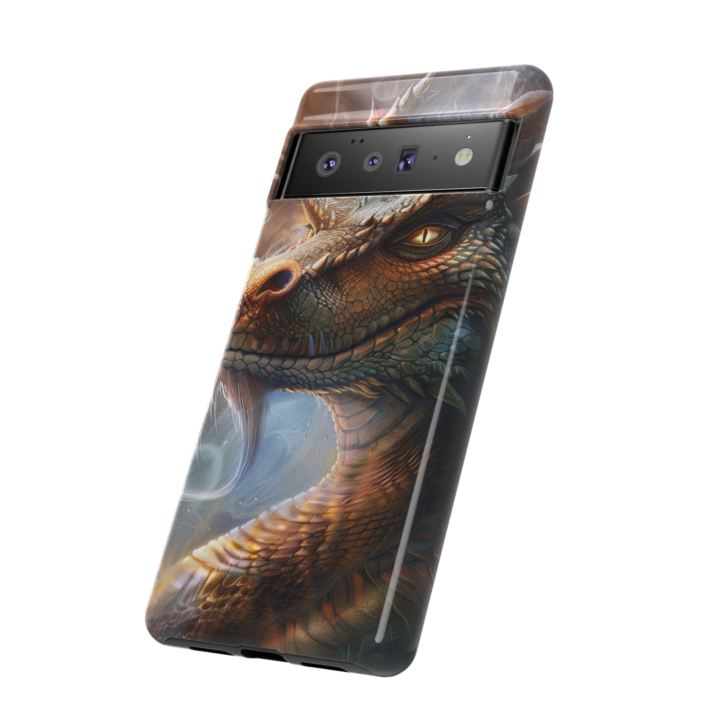 Tough Mobile Phone Cases: Smoking Dragon