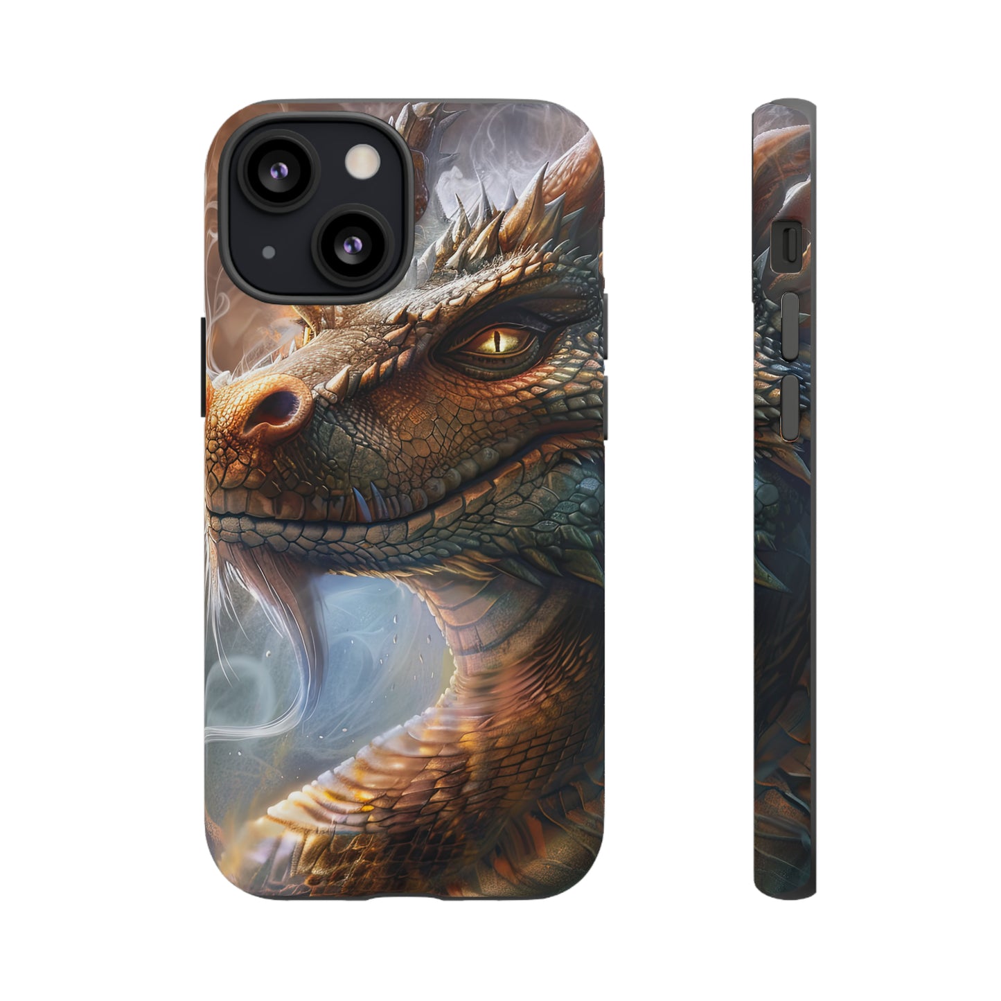 Tough Mobile Phone Cases: Smoking Dragon