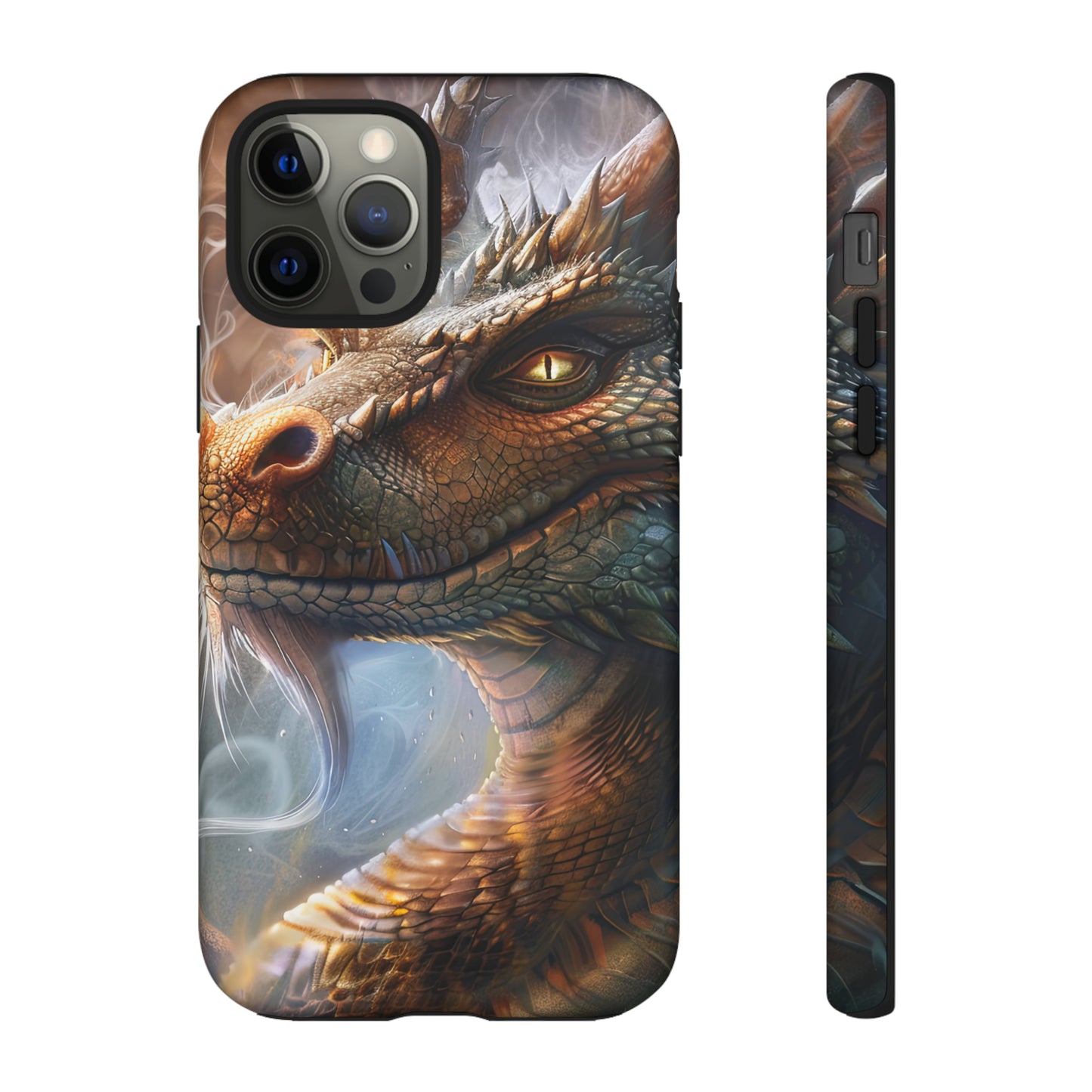 Tough Mobile Phone Cases: Smoking Dragon