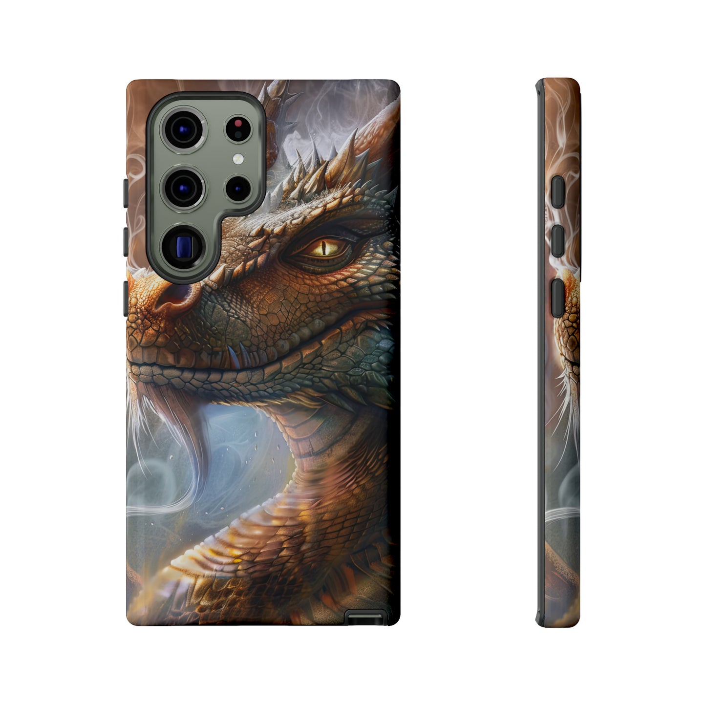 Tough Mobile Phone Cases: Smoking Dragon