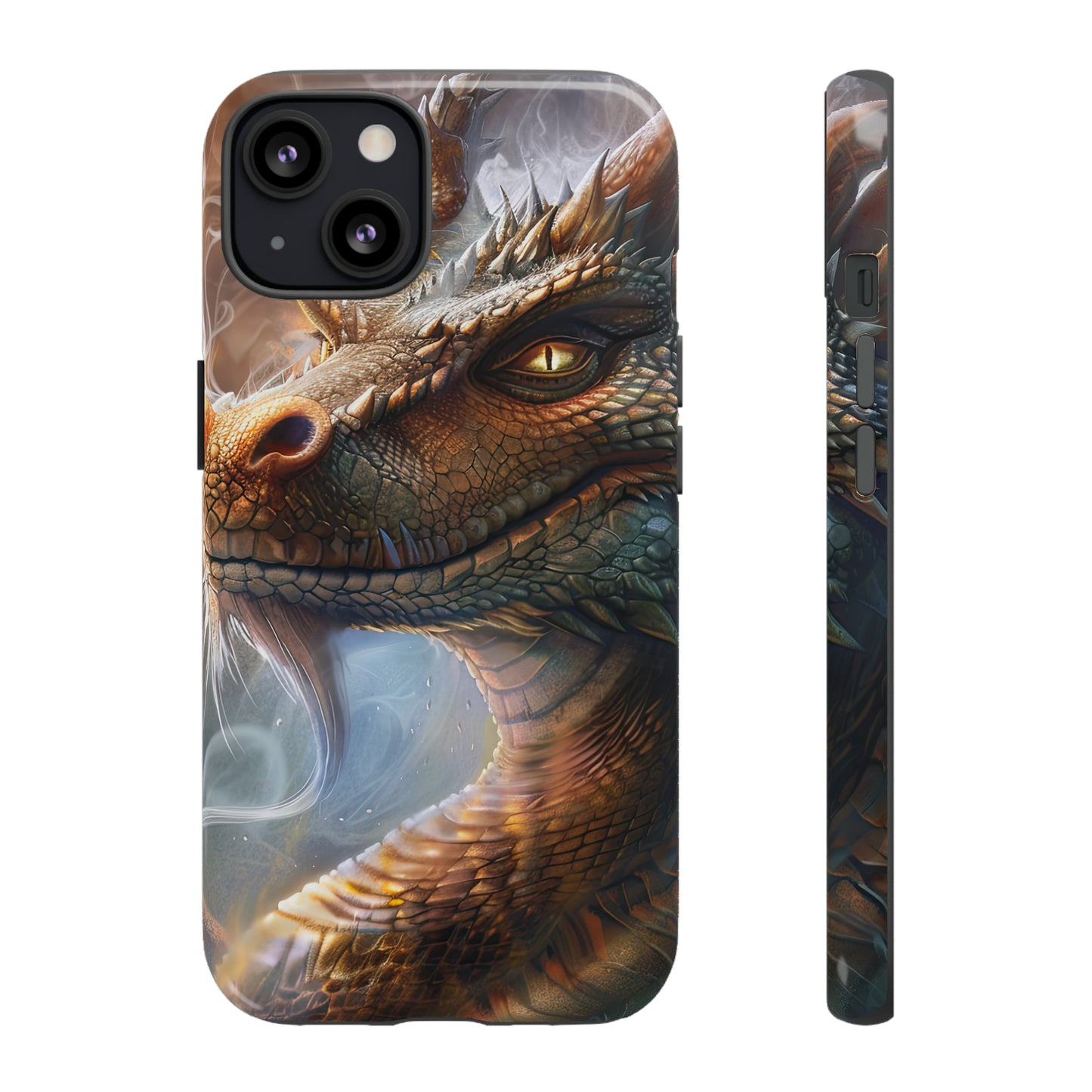 Tough Mobile Phone Cases: Smoking Dragon
