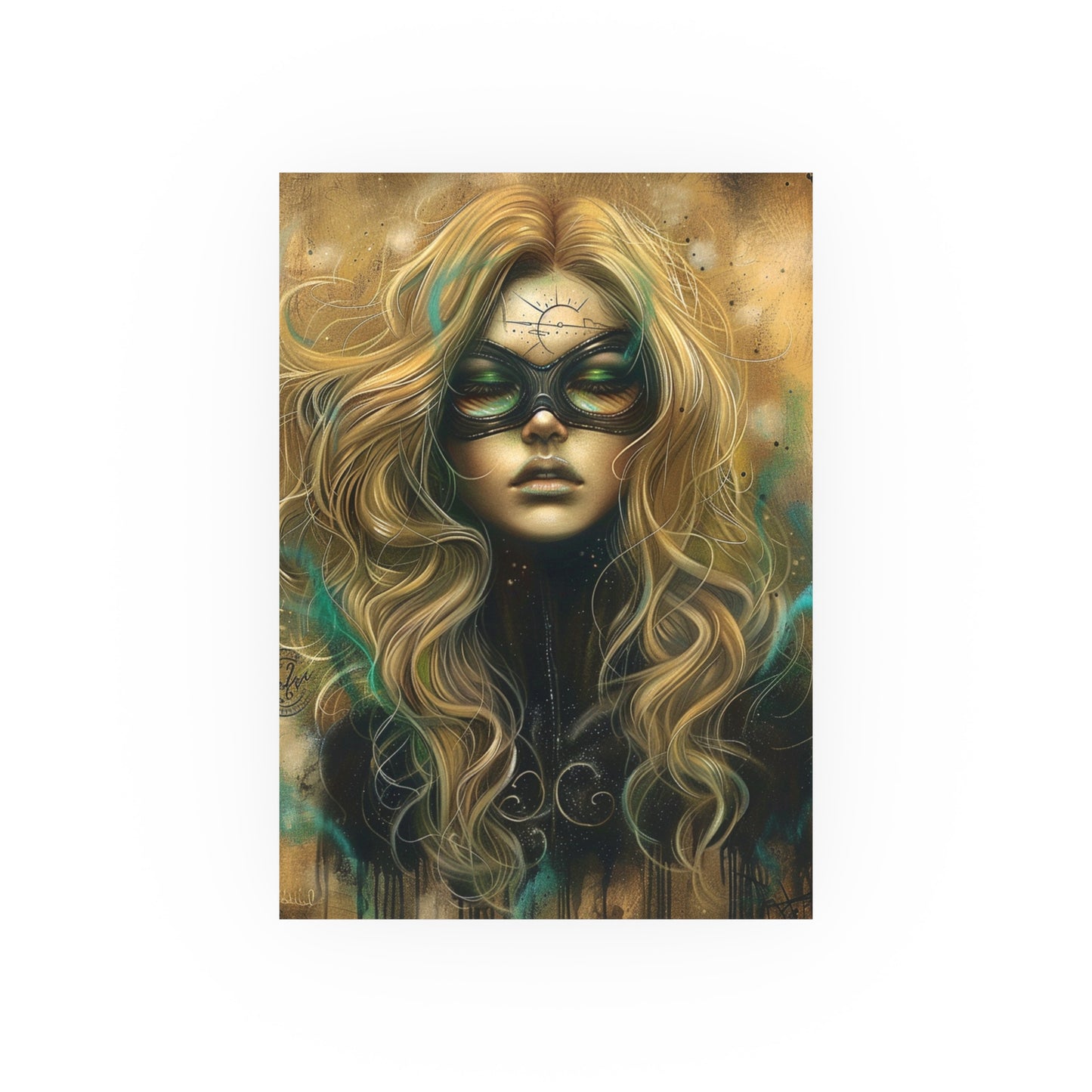 Satin and Archival Matte Posters: Invisible Woman (Sue Storm) #3 (inspired by Marvel)