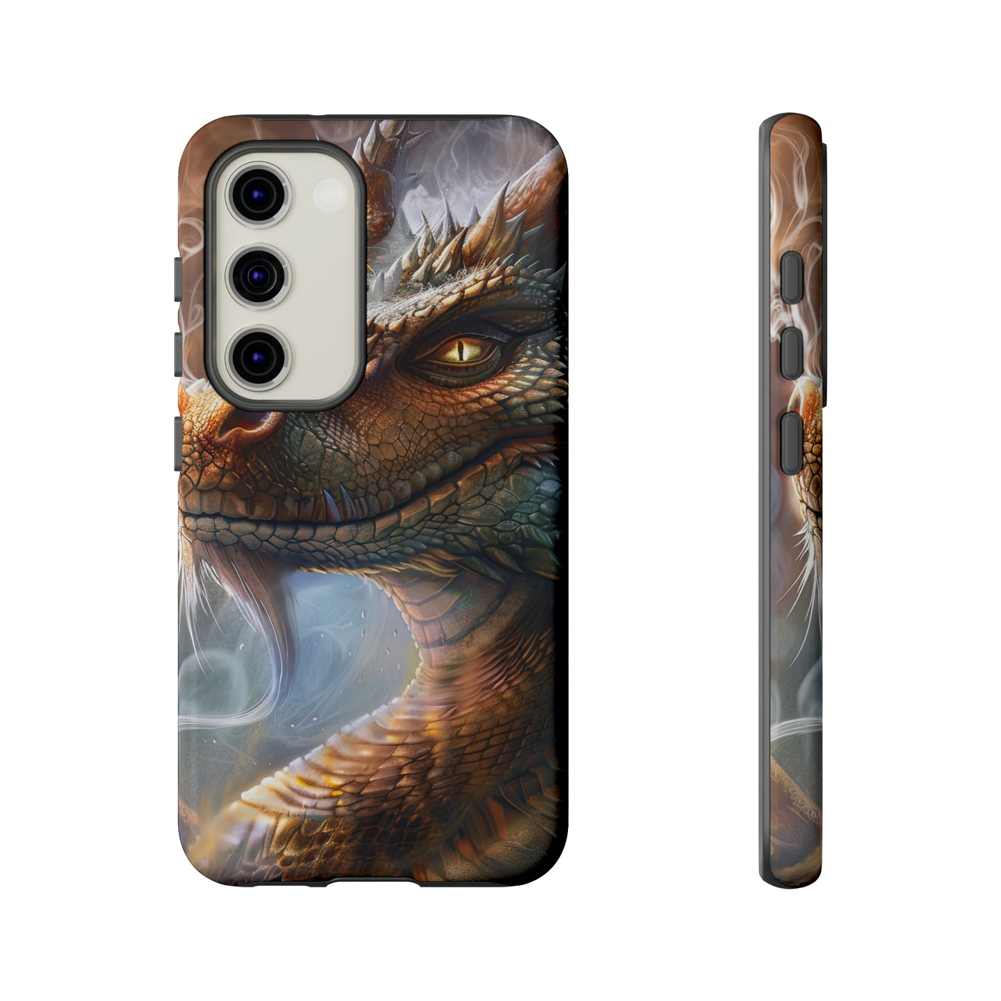 Tough Mobile Phone Cases: Smoking Dragon