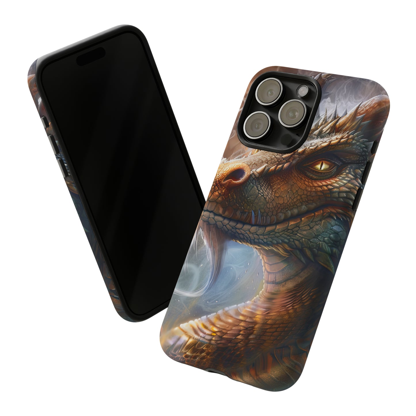 Tough Mobile Phone Cases: Smoking Dragon