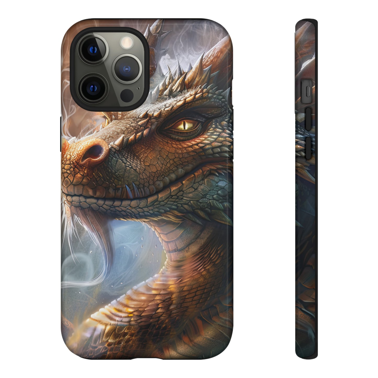 Tough Mobile Phone Cases: Smoking Dragon