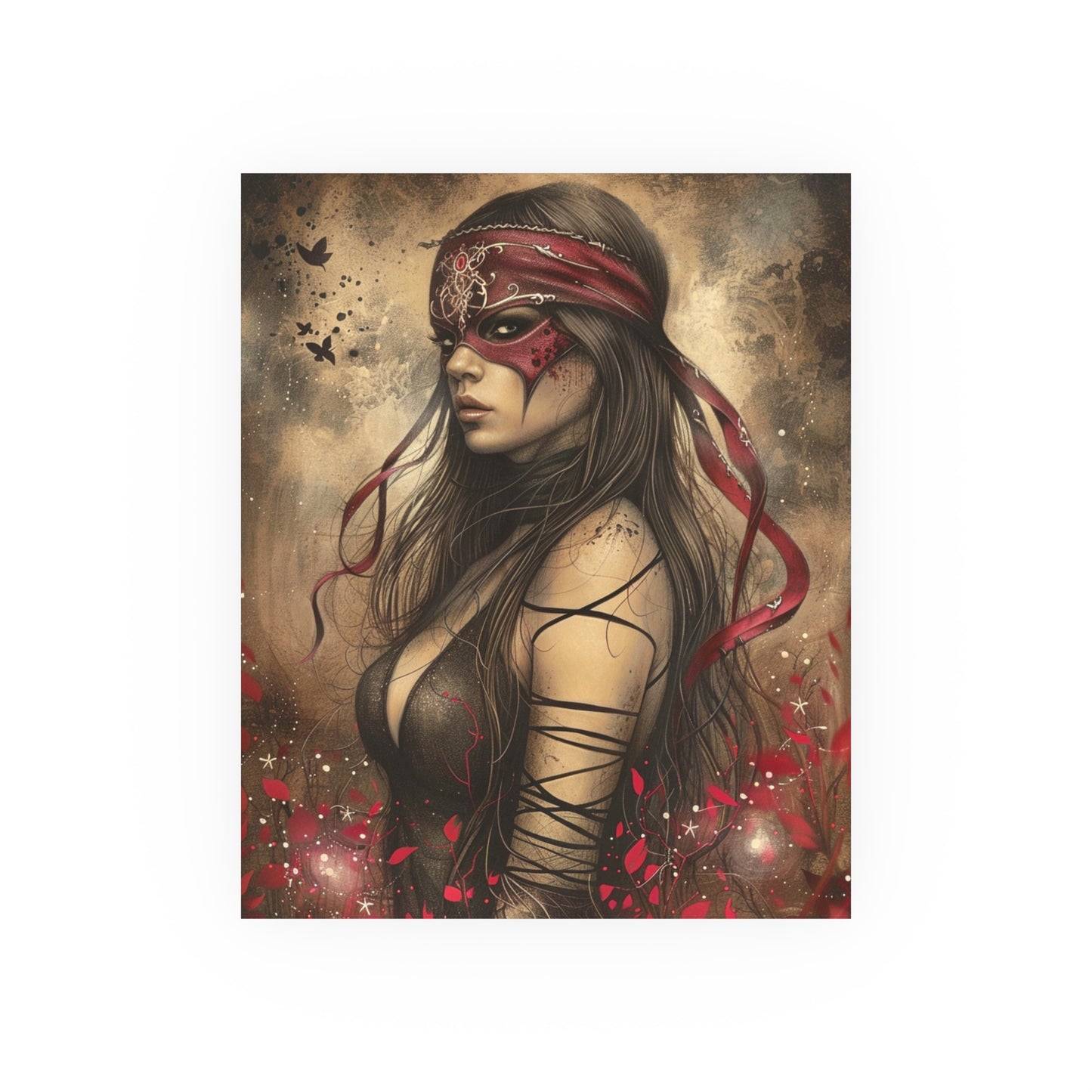 Satin and Archival Matte Posters: Elektra #2 (inspired by Marvel)