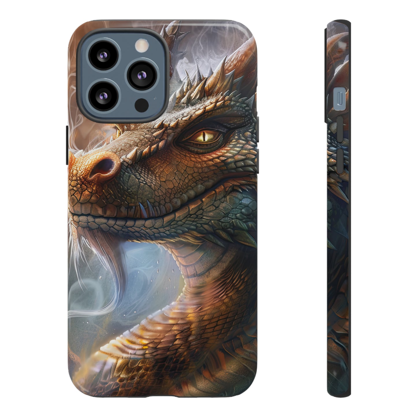 Tough Mobile Phone Cases: Smoking Dragon