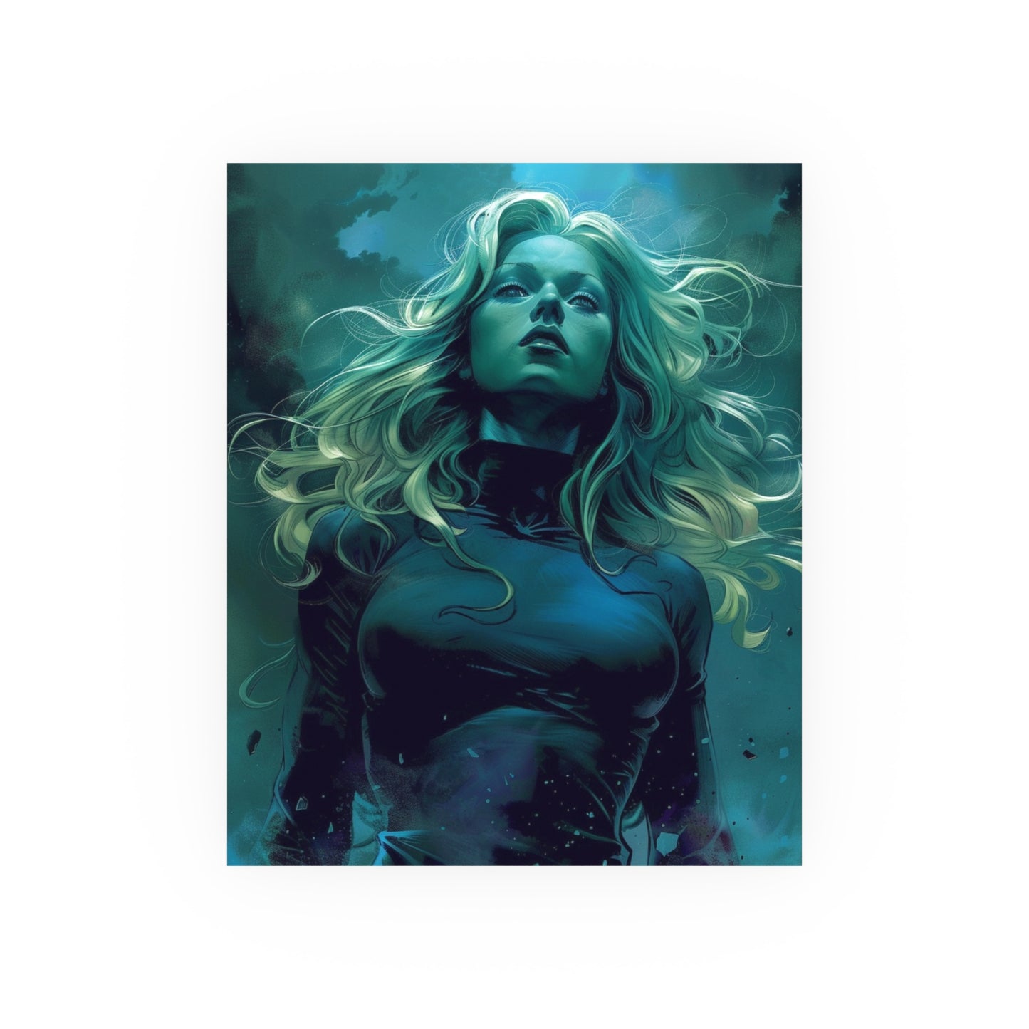 Satin and Archival Matte Posters: Invisible Woman (Sue Storm) #1 (inspired by Marvel)