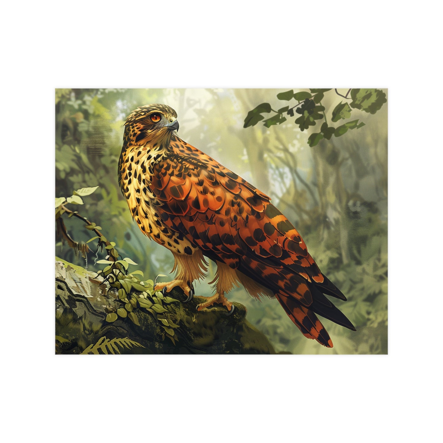Matte Poster: Leopard/Hawk Hybrid