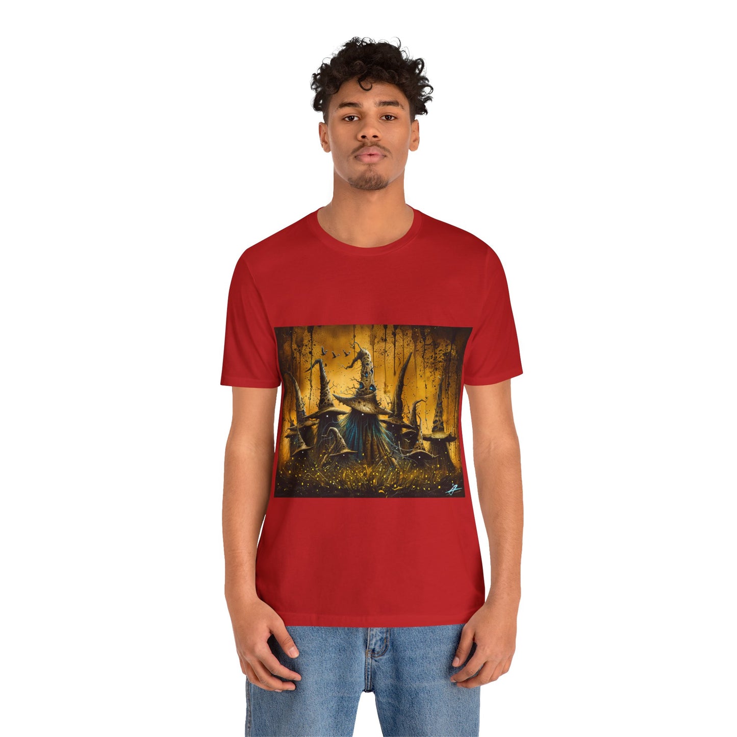 Unisex Jersey Short Sleeve Tee: Wizards and Witches #1