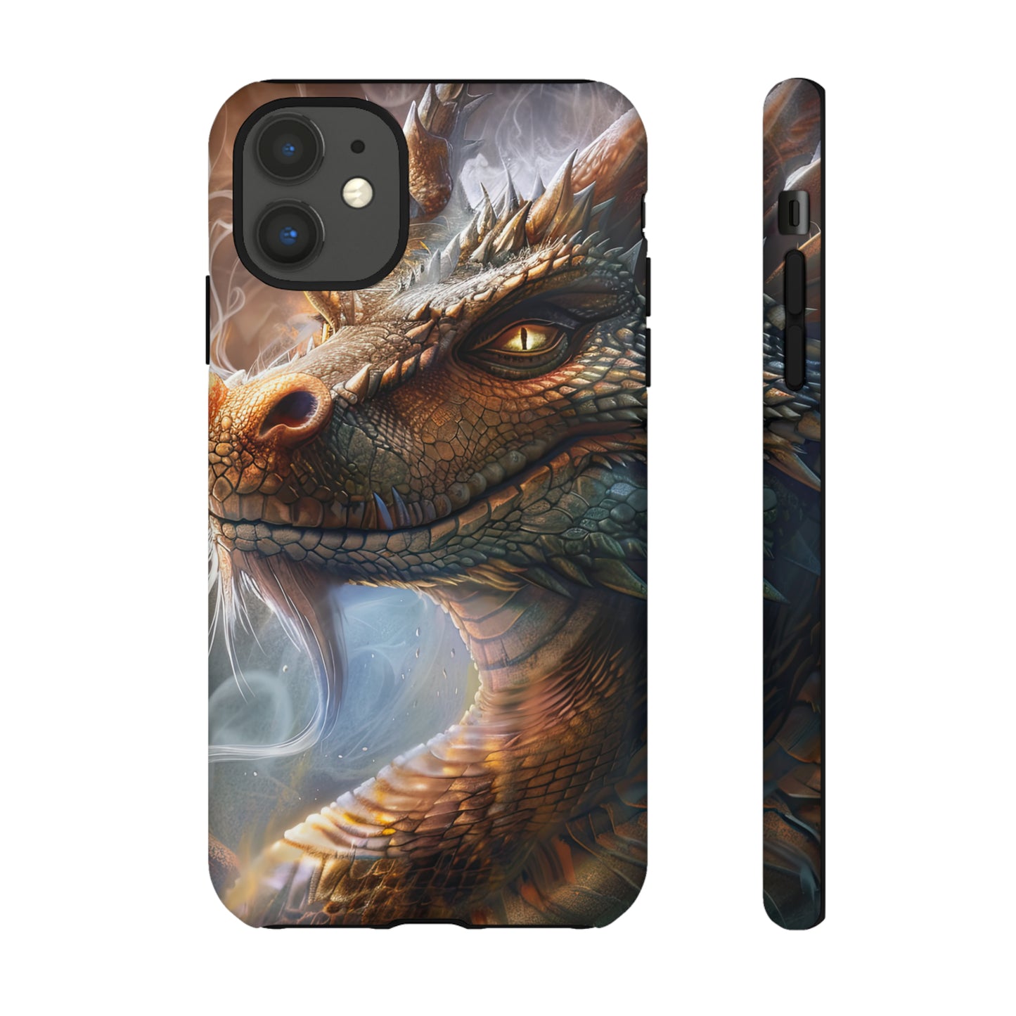 Tough Mobile Phone Cases: Smoking Dragon