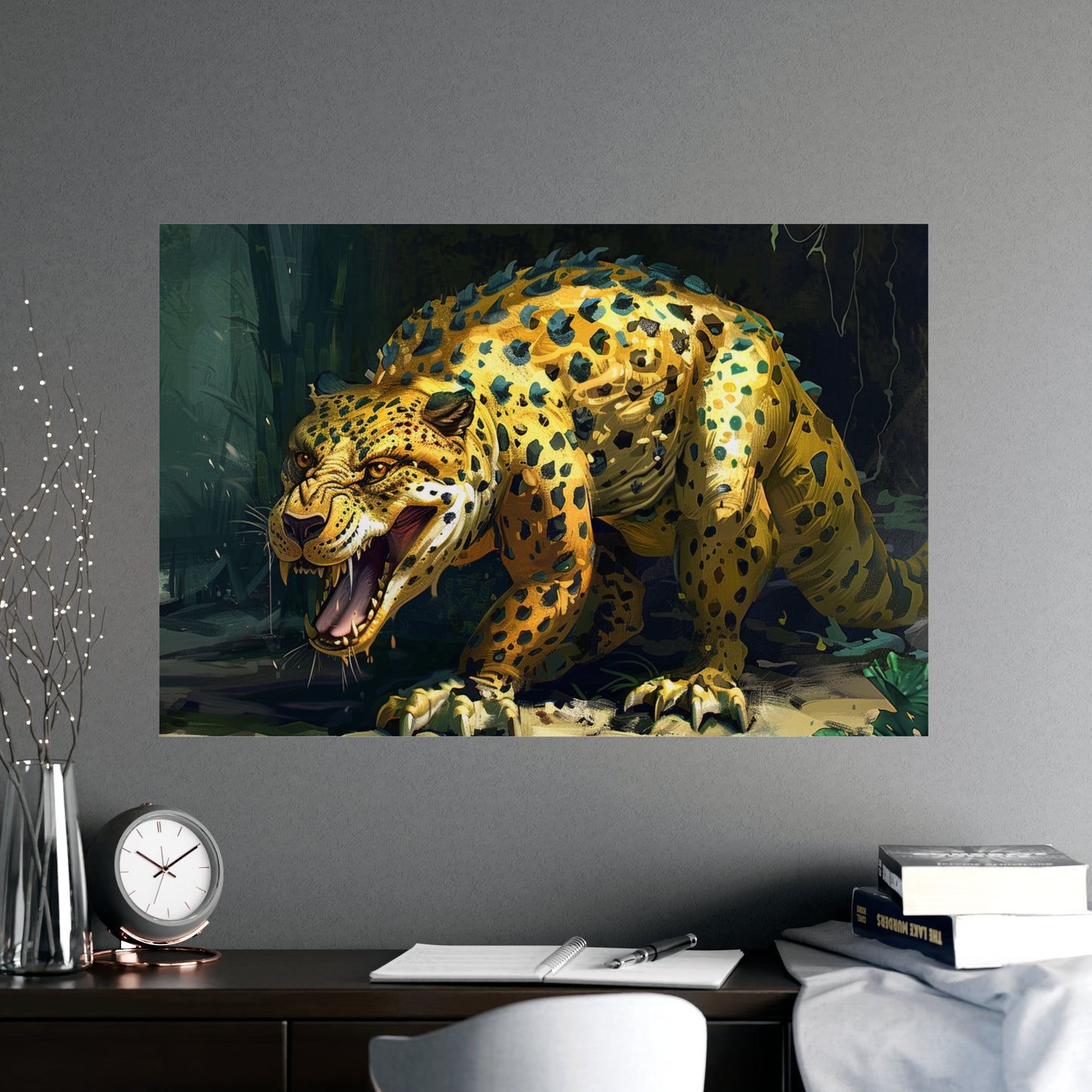 Matte Poster: Leopard/Crocodile Hybrid