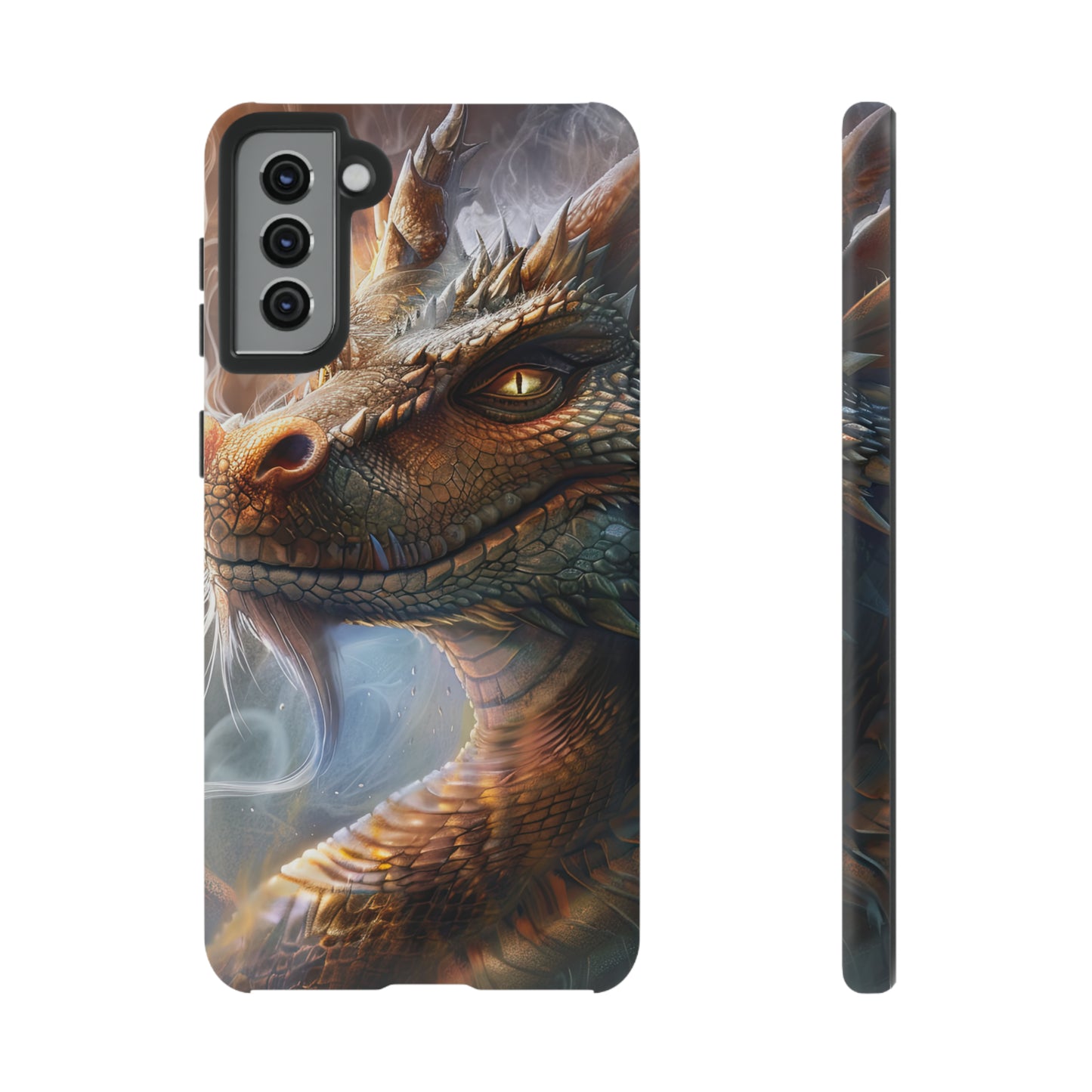 Tough Mobile Phone Cases: Smoking Dragon