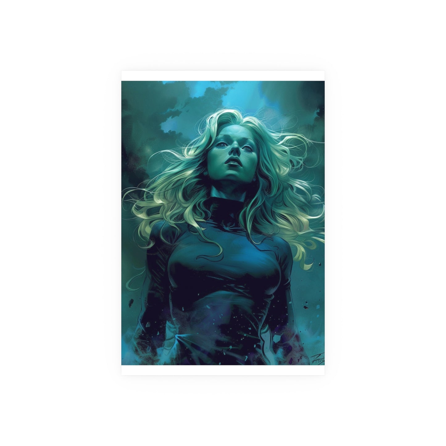 Satin and Archival Matte Posters: Invisible Woman (Sue Storm) #1 (inspired by Marvel)