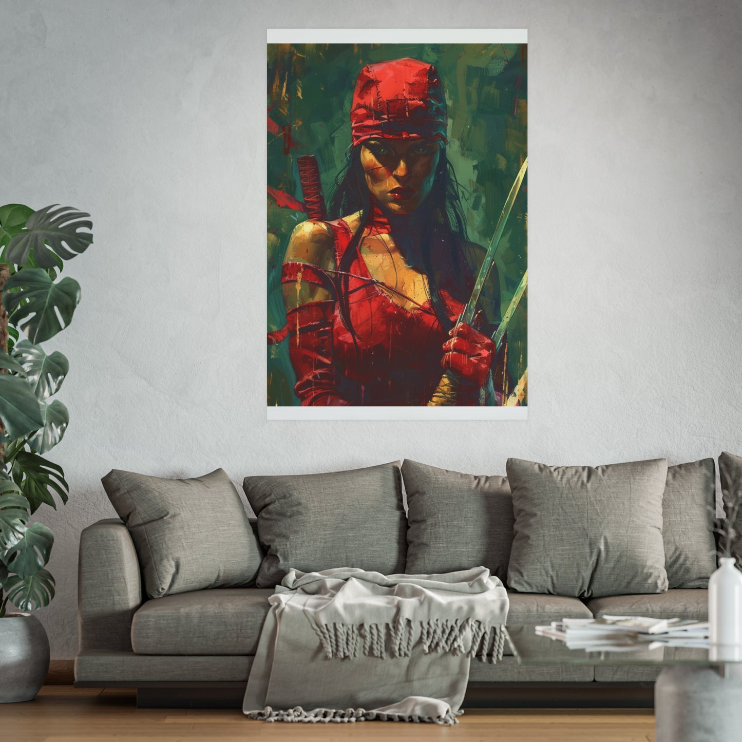 Satin and Archival Matte Posters: Elektra #3 (inspired by Marvel)