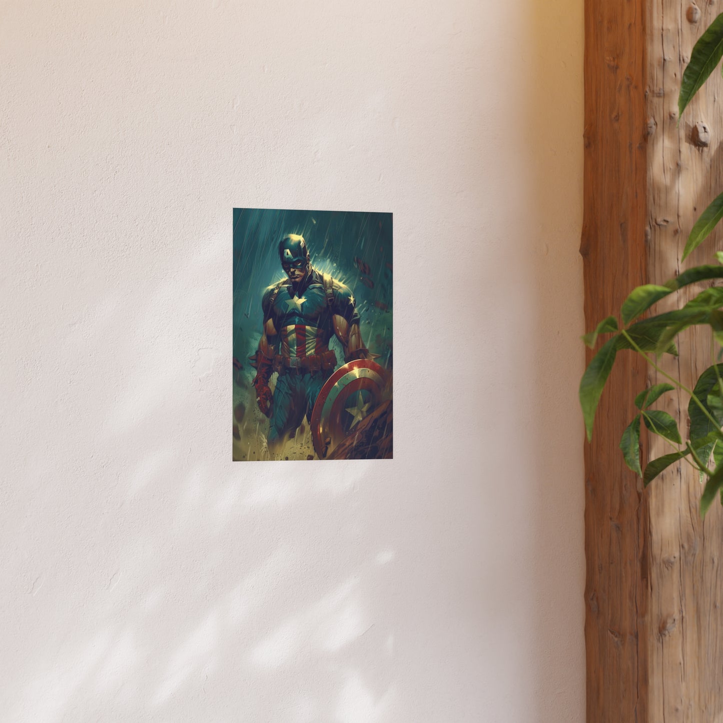 Satin and Archival Matte Posters: Captain America (inspired by Marvel)