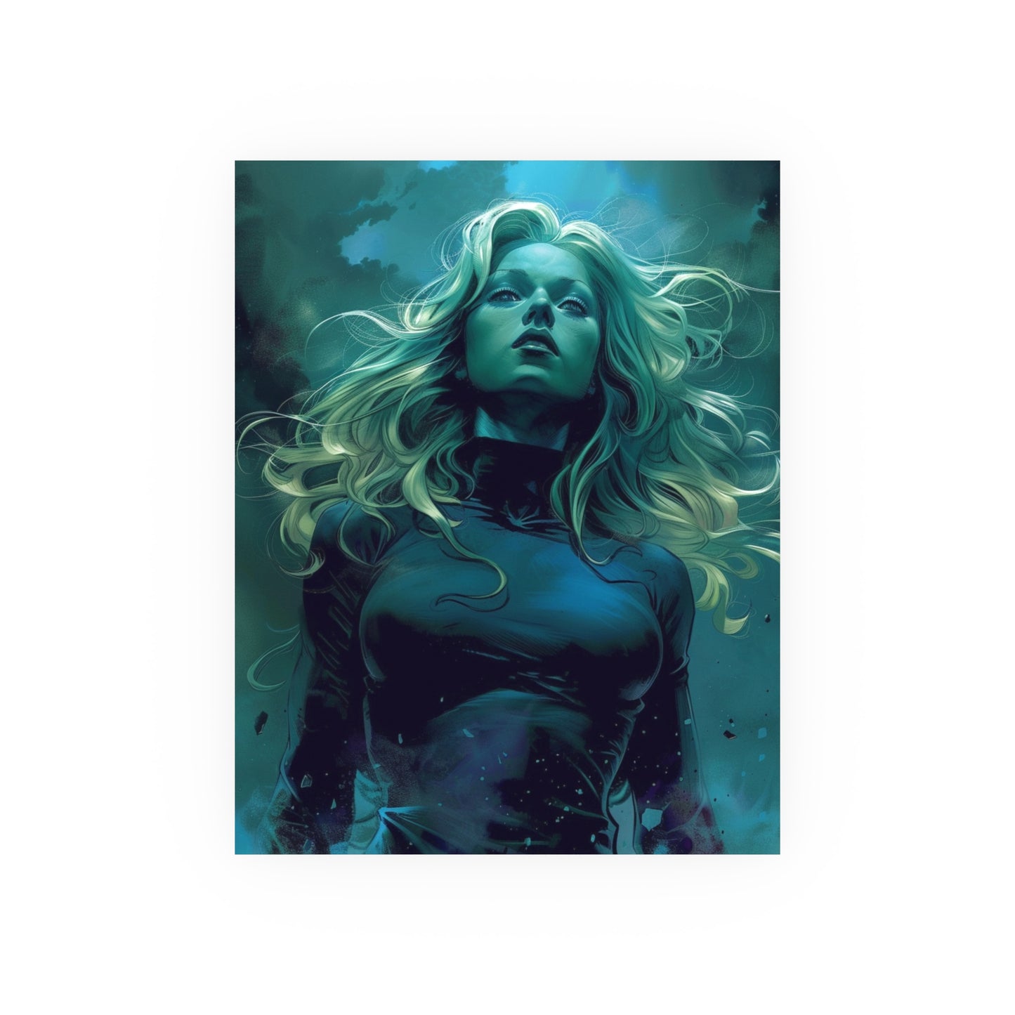 Satin and Archival Matte Posters: Invisible Woman (Sue Storm) #1 (inspired by Marvel)